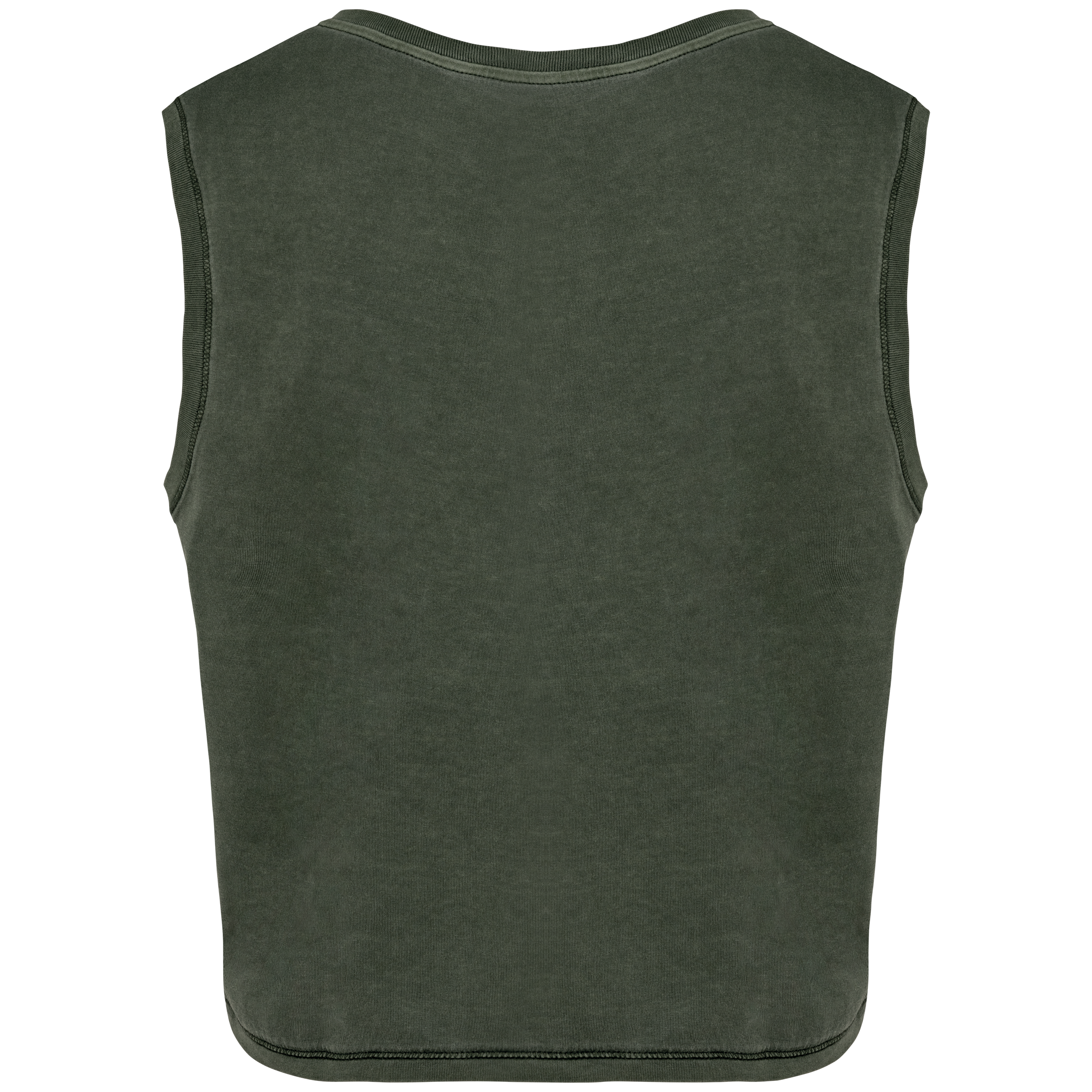 T-shirt écoresponsable crop sans manche femme - Image 13