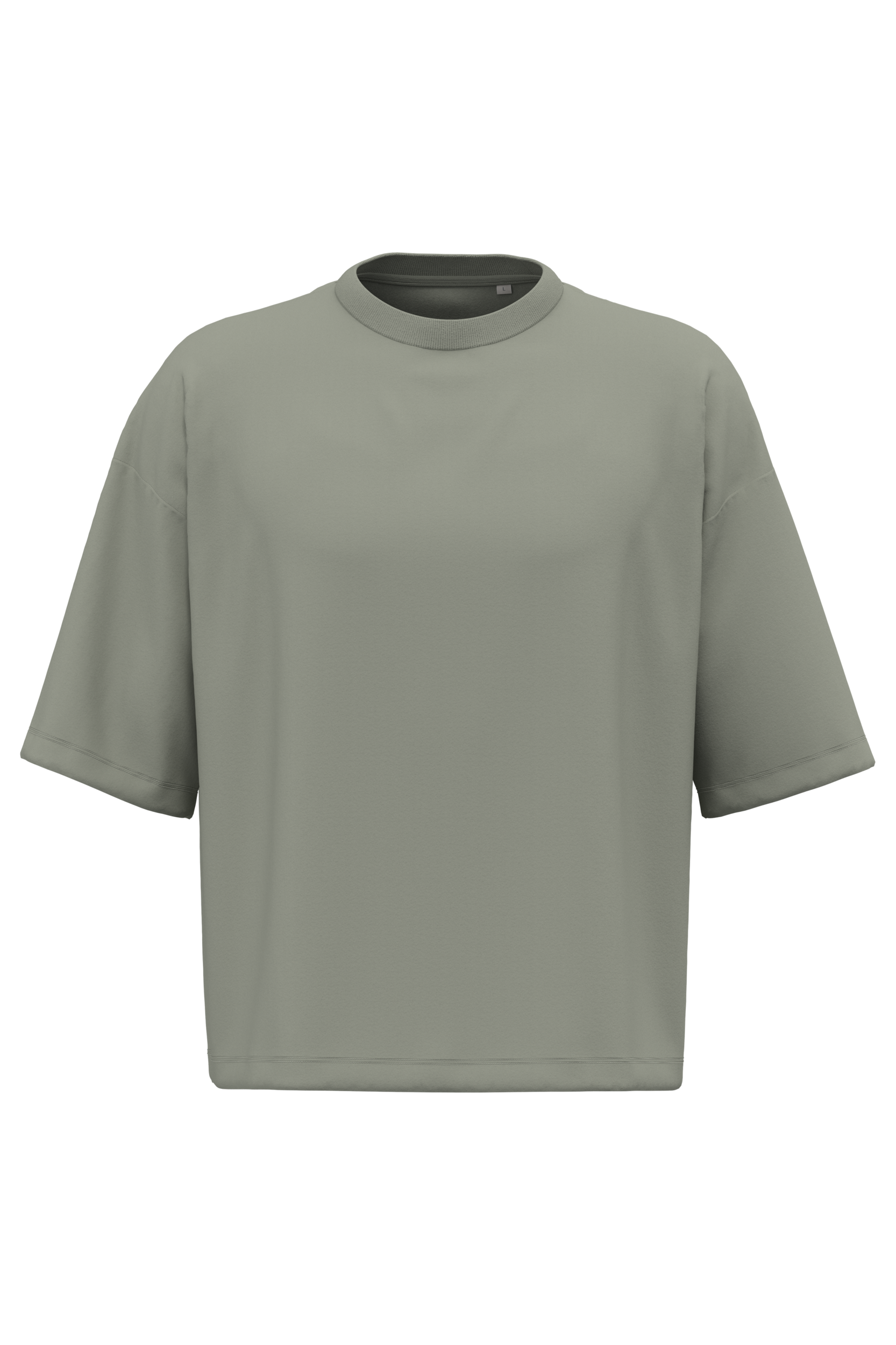 Camiseta sostenible de corte boxy con hombros caídos hombre