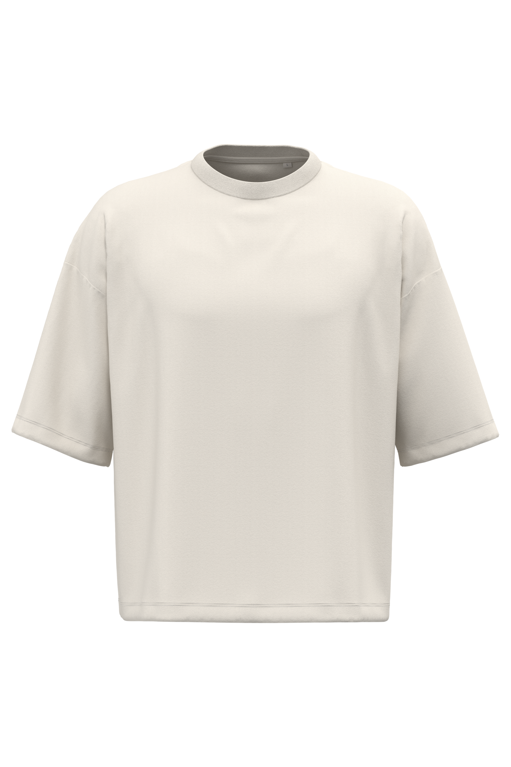 Camiseta sostenible de corte boxy con hombros caídos hombre