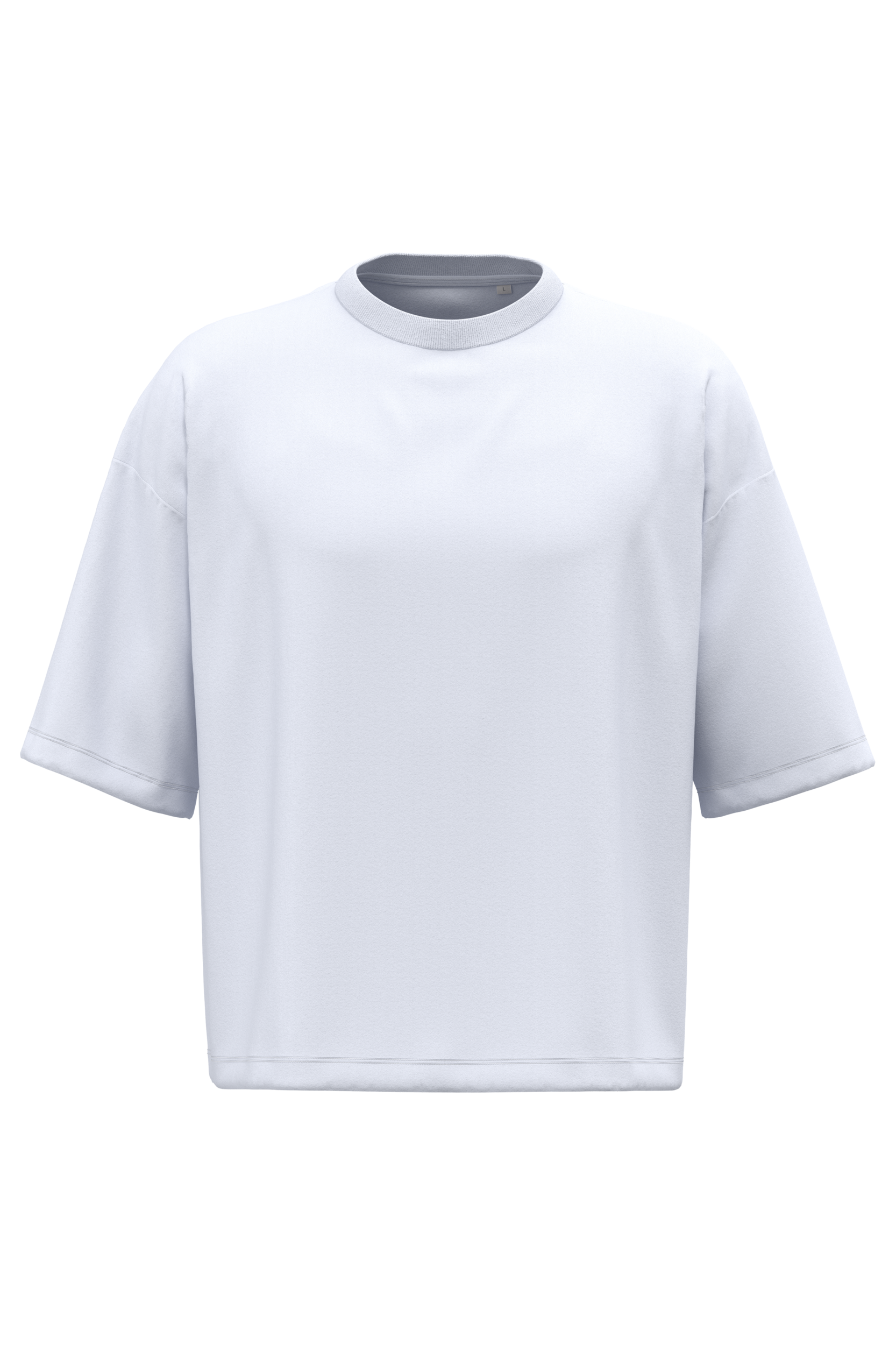 Camiseta sostenible de corte boxy con hombros caídos hombre