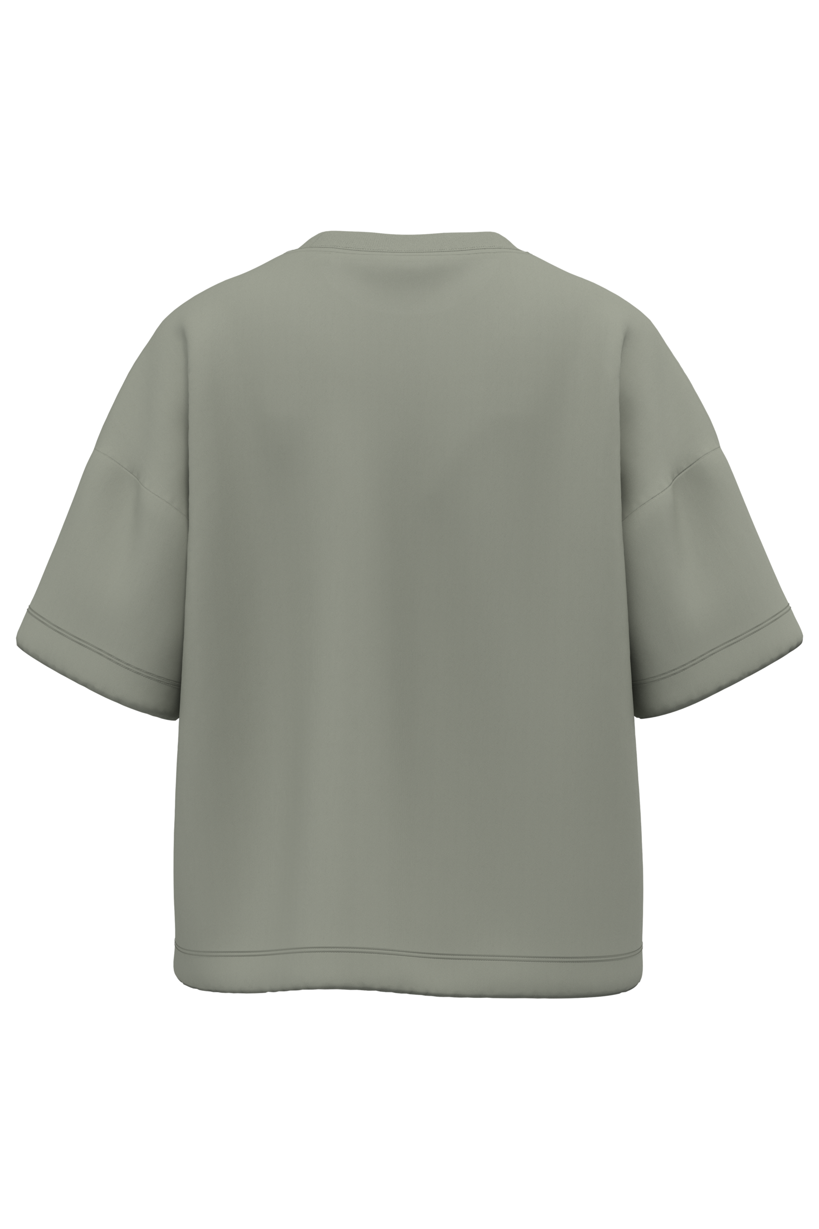 CAMISETA SOSTENIBLE DE CORTE BOXY CON HOMBROS CAÍDOS MUJER