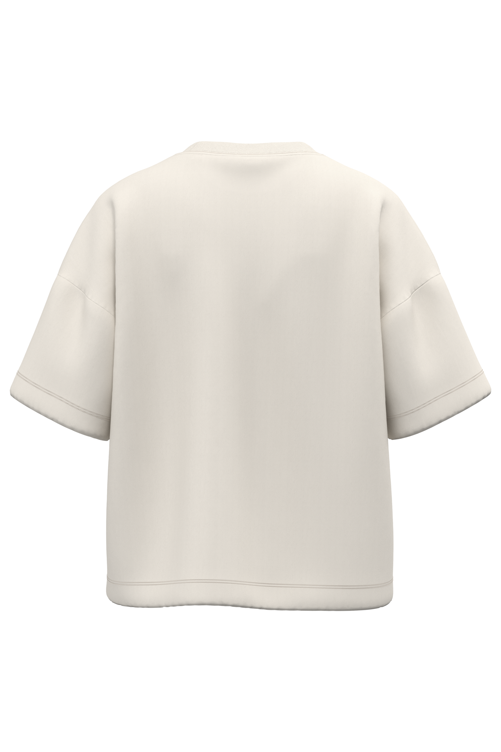 Camiseta sostenible de corte boxy con hombros caídos mujer