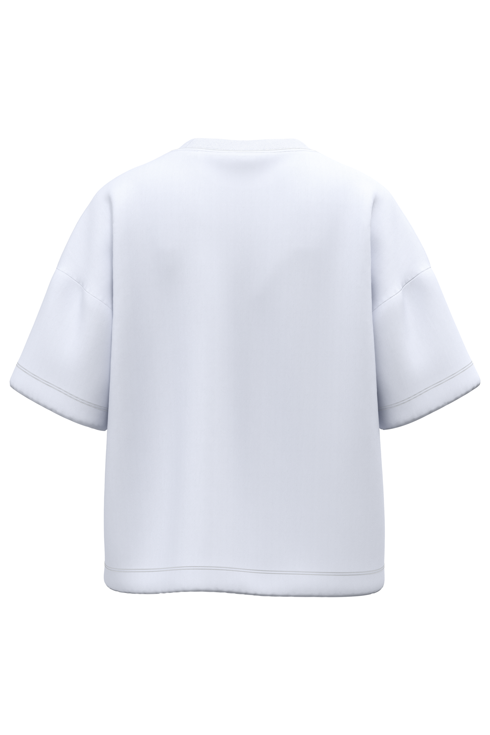 Camiseta sostenible de corte boxy con hombros caídos mujer