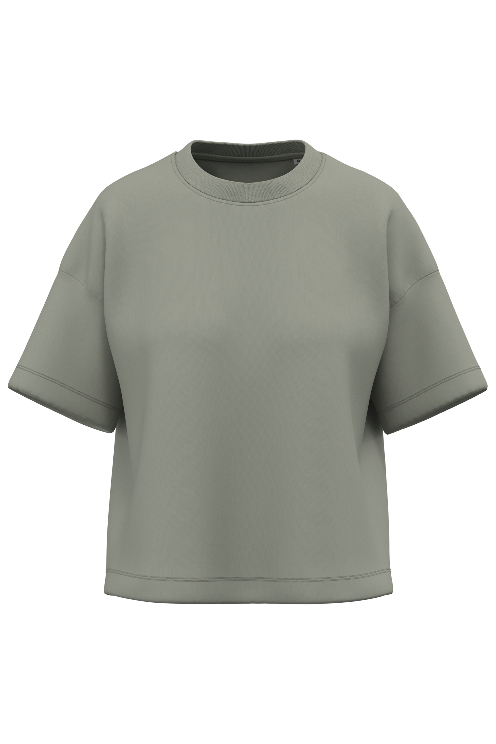 Camiseta sostenible de corte boxy con hombros caídos mujer