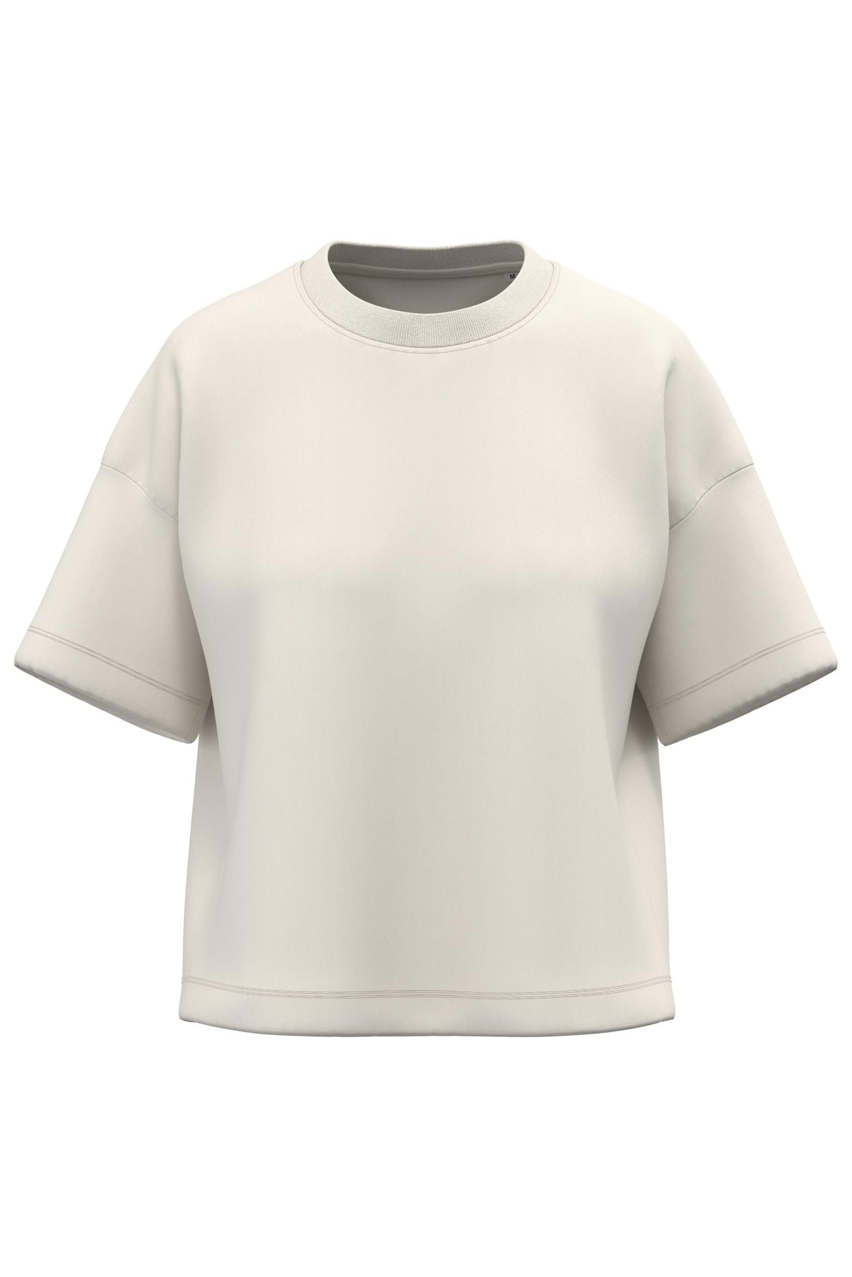 Camiseta sostenible de corte boxy con hombros caídos mujer