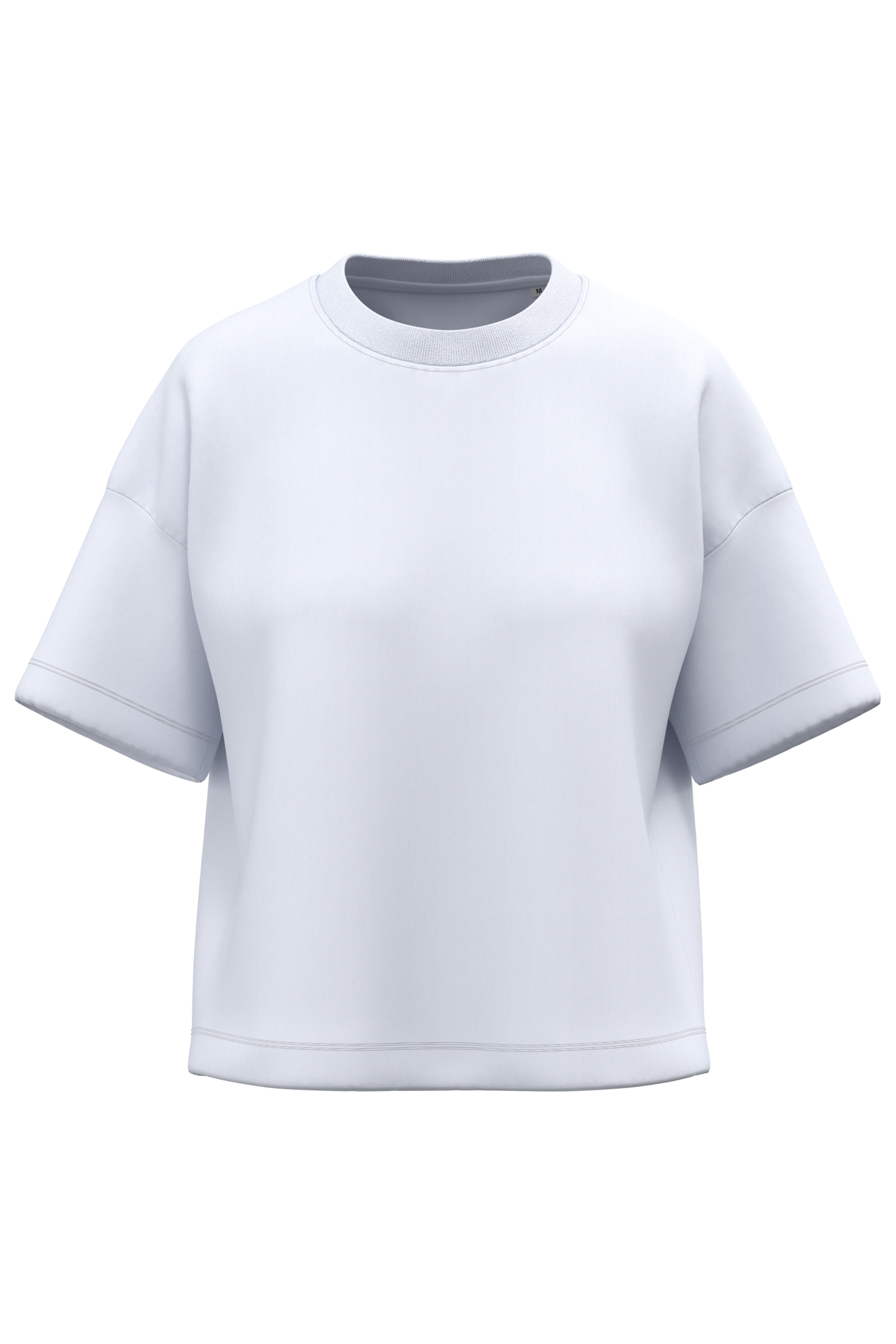 Camiseta sostenible de corte boxy con hombros caídos mujer