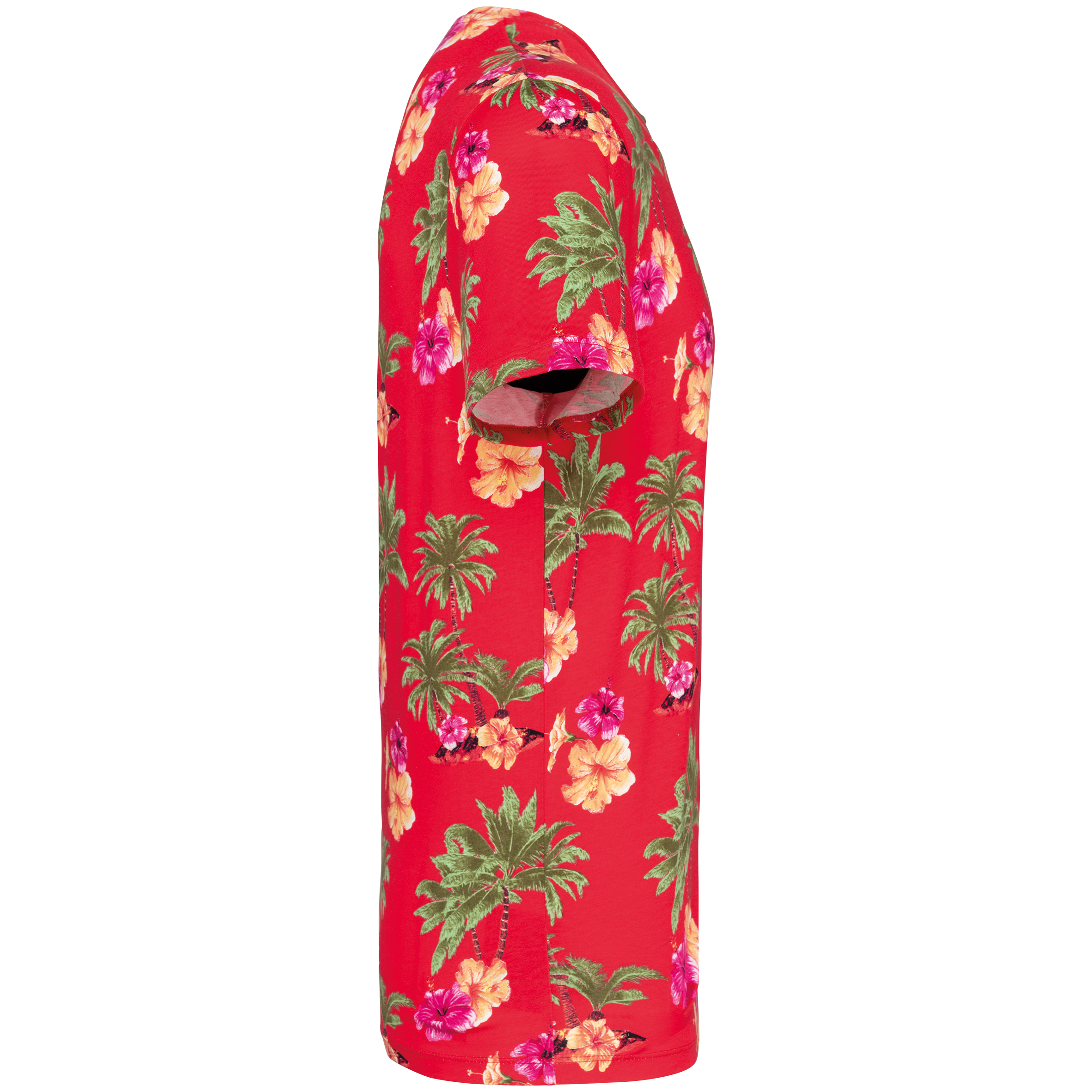 T-shirt écoresponsable imprimé tropical homme