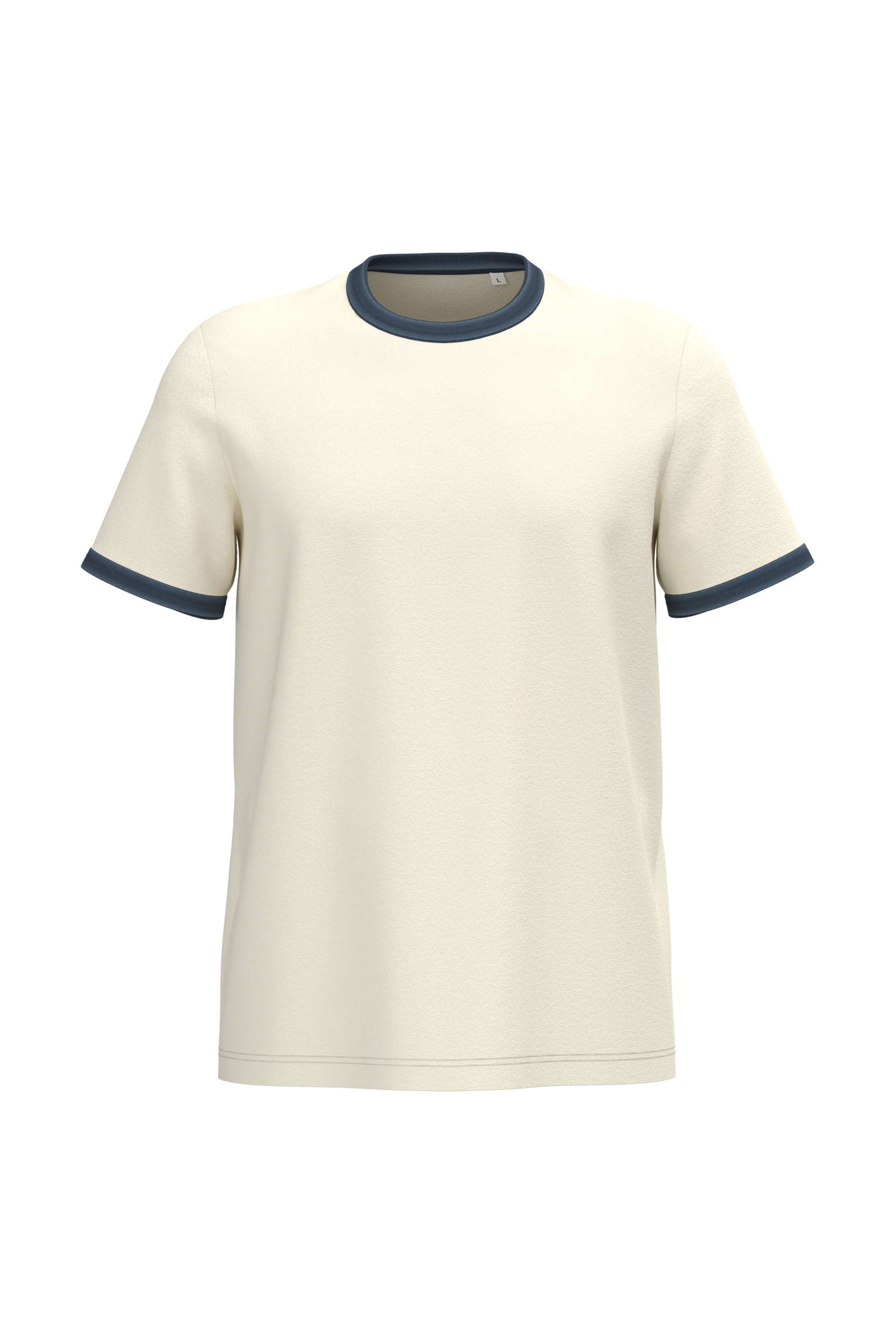Ivory / Washed Navy Blue