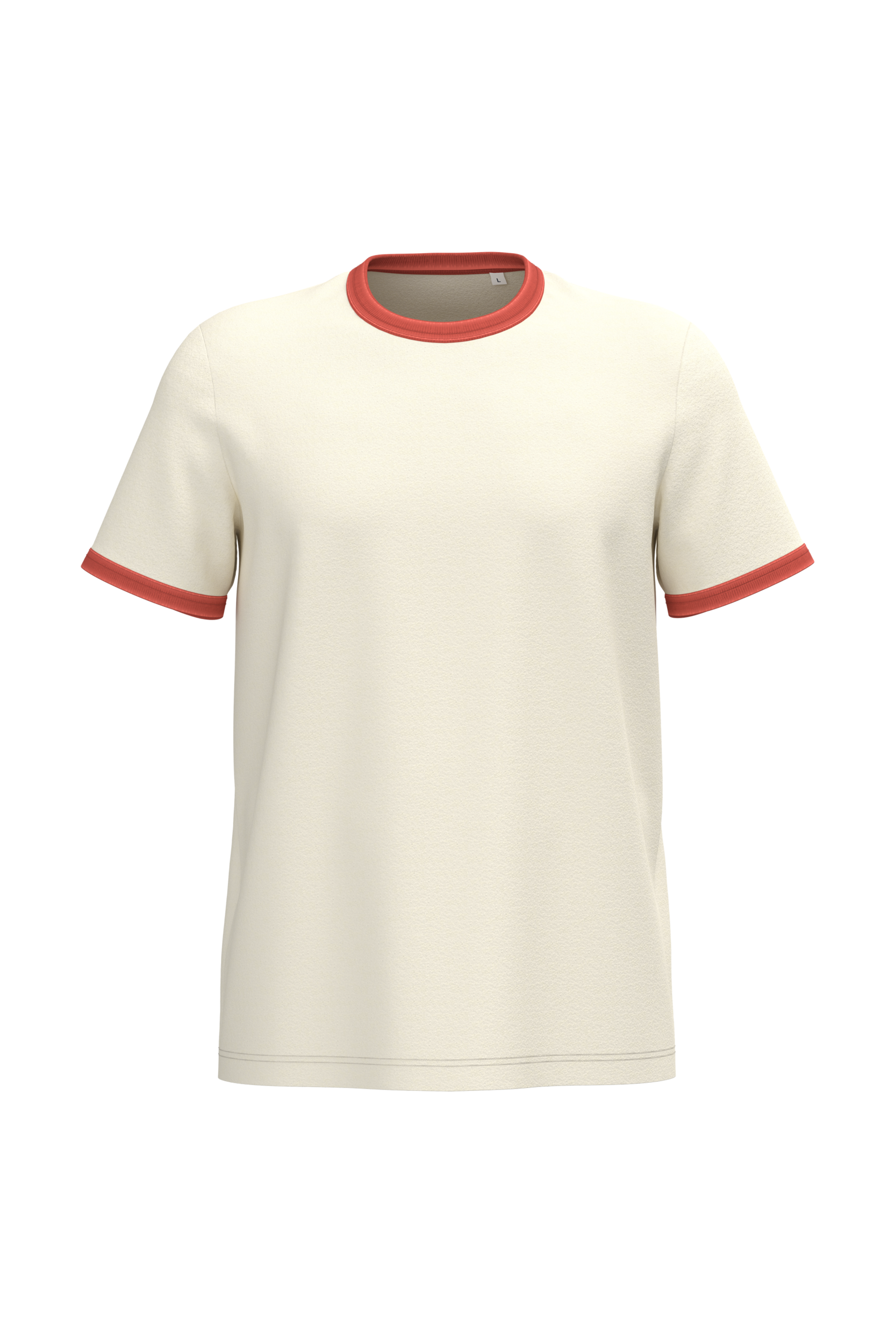 T-shirt ringer écoresponsable à bords contrastés effet délavé homme - Image 15