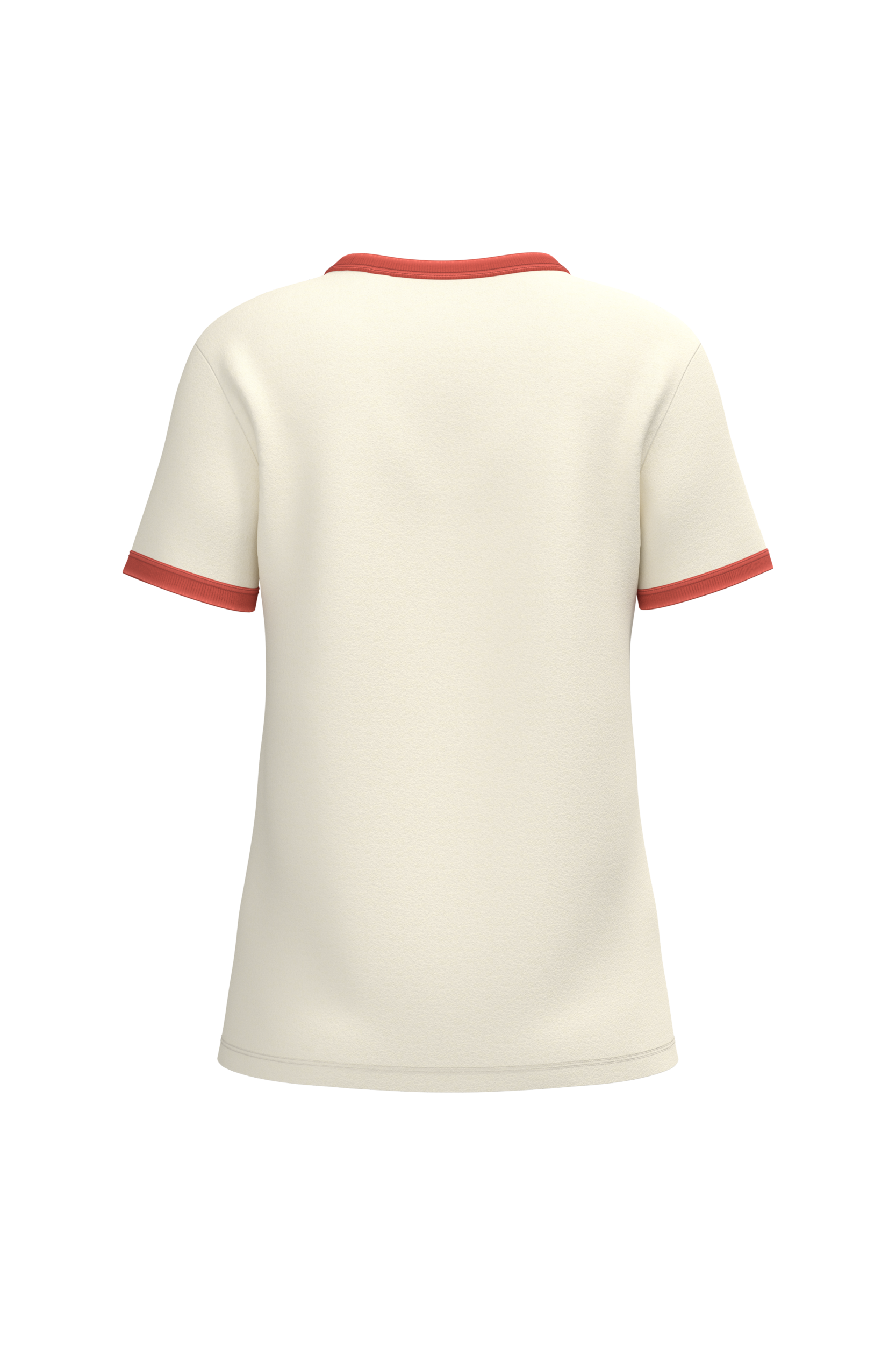 T-shirt ringer écoresponsable à bords contrastés effet délavé femme - Image 15