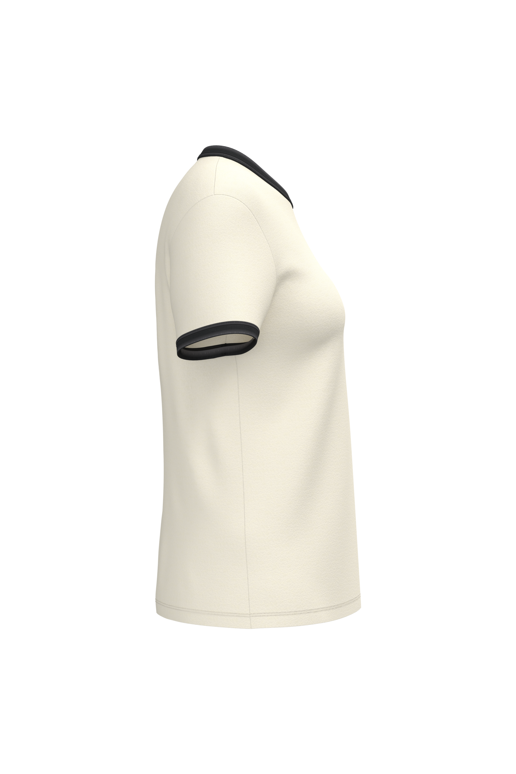 T-shirt ringer écoresponsable à bords contrastés effet délavé femme - Image 11