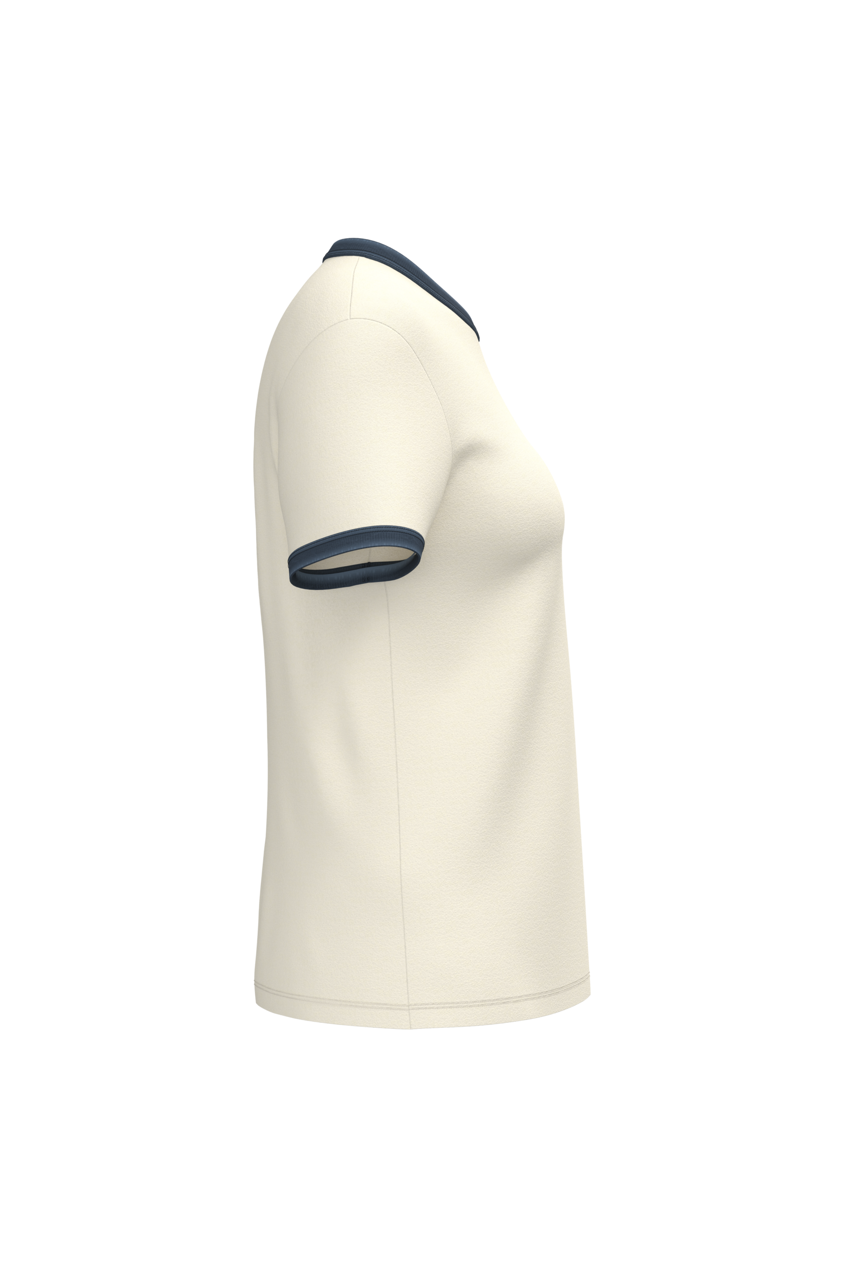 T-shirt ringer écoresponsable à bords contrastés effet délavé femme - Image 14