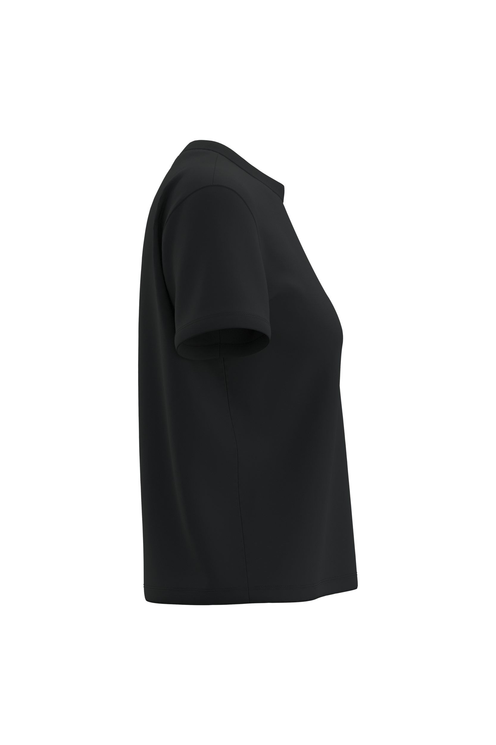 black Camiseta sostenible mujer