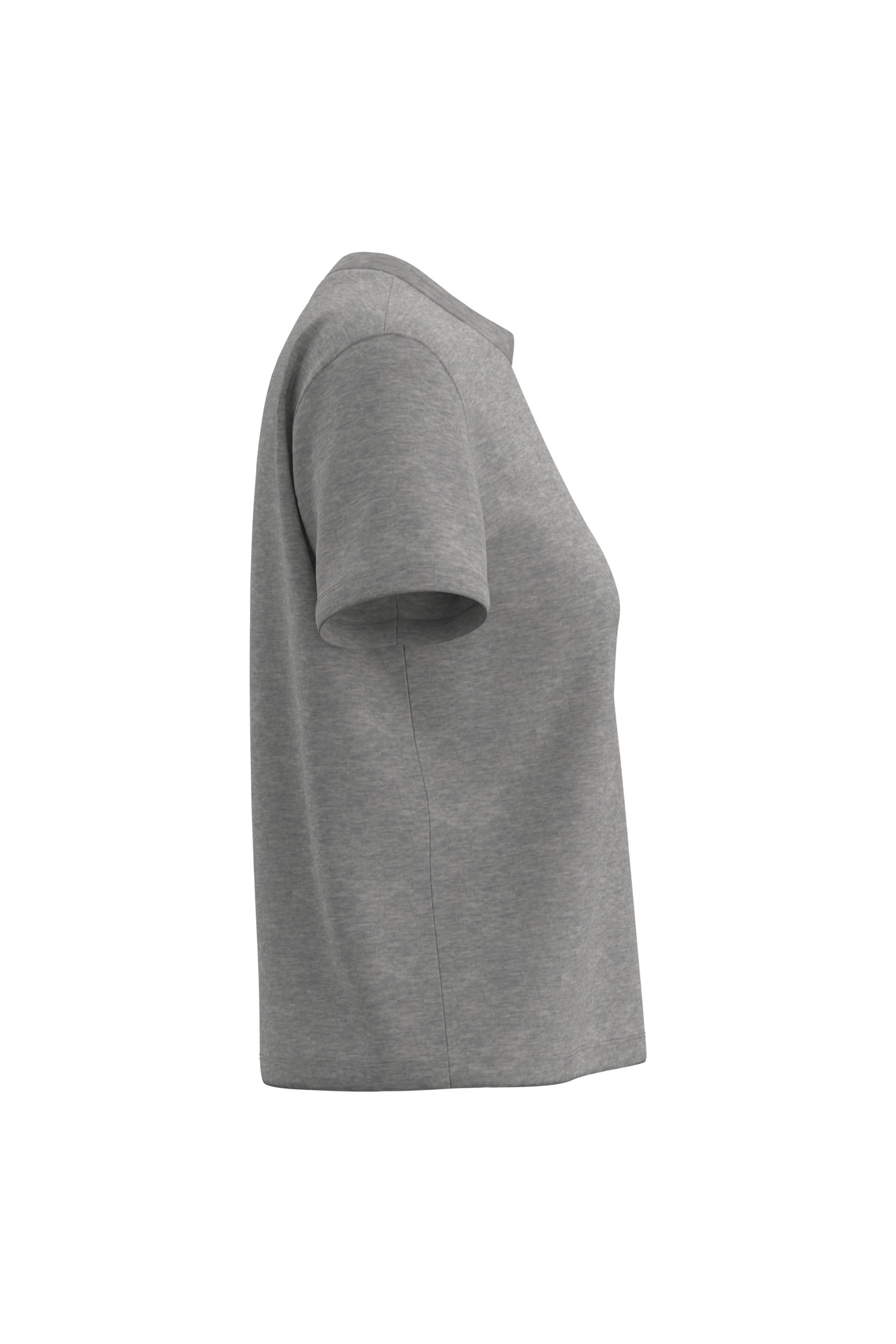 moon grey heather Camiseta sostenible mujer