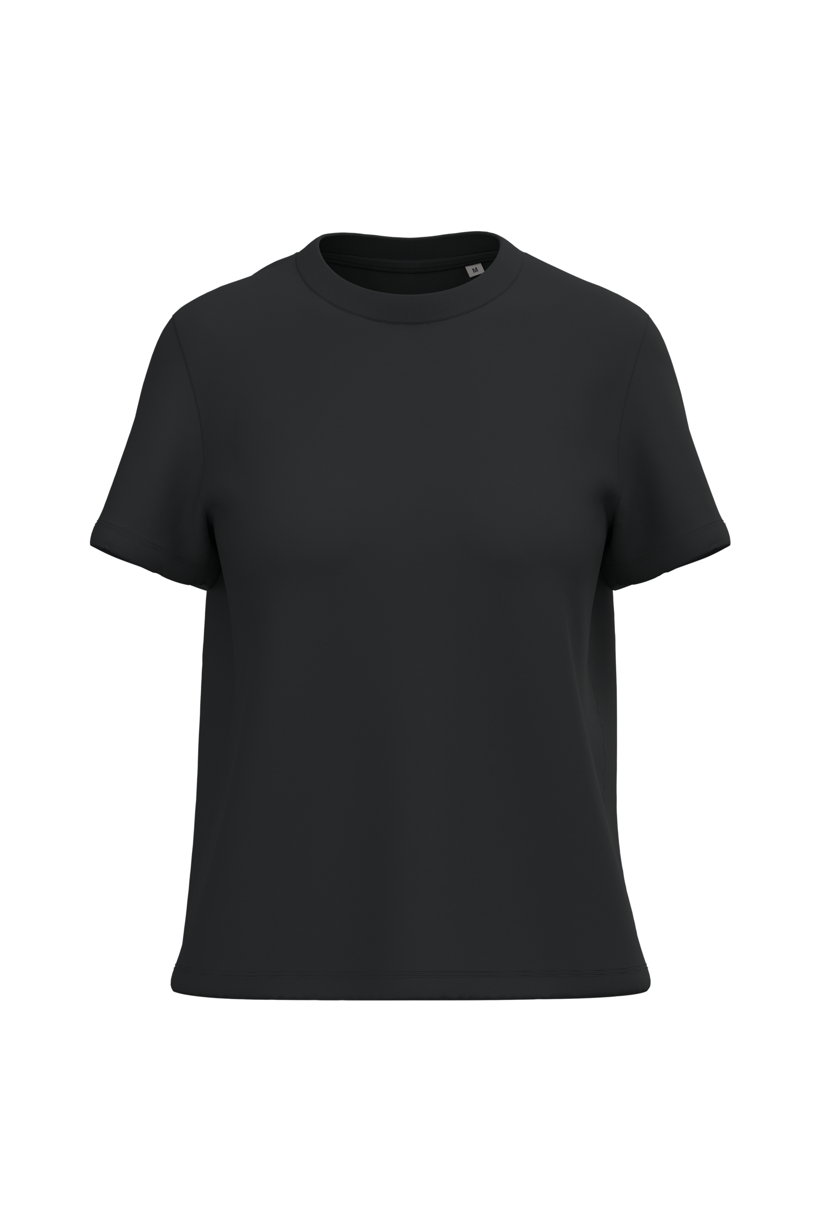black Camiseta sostenible mujer
