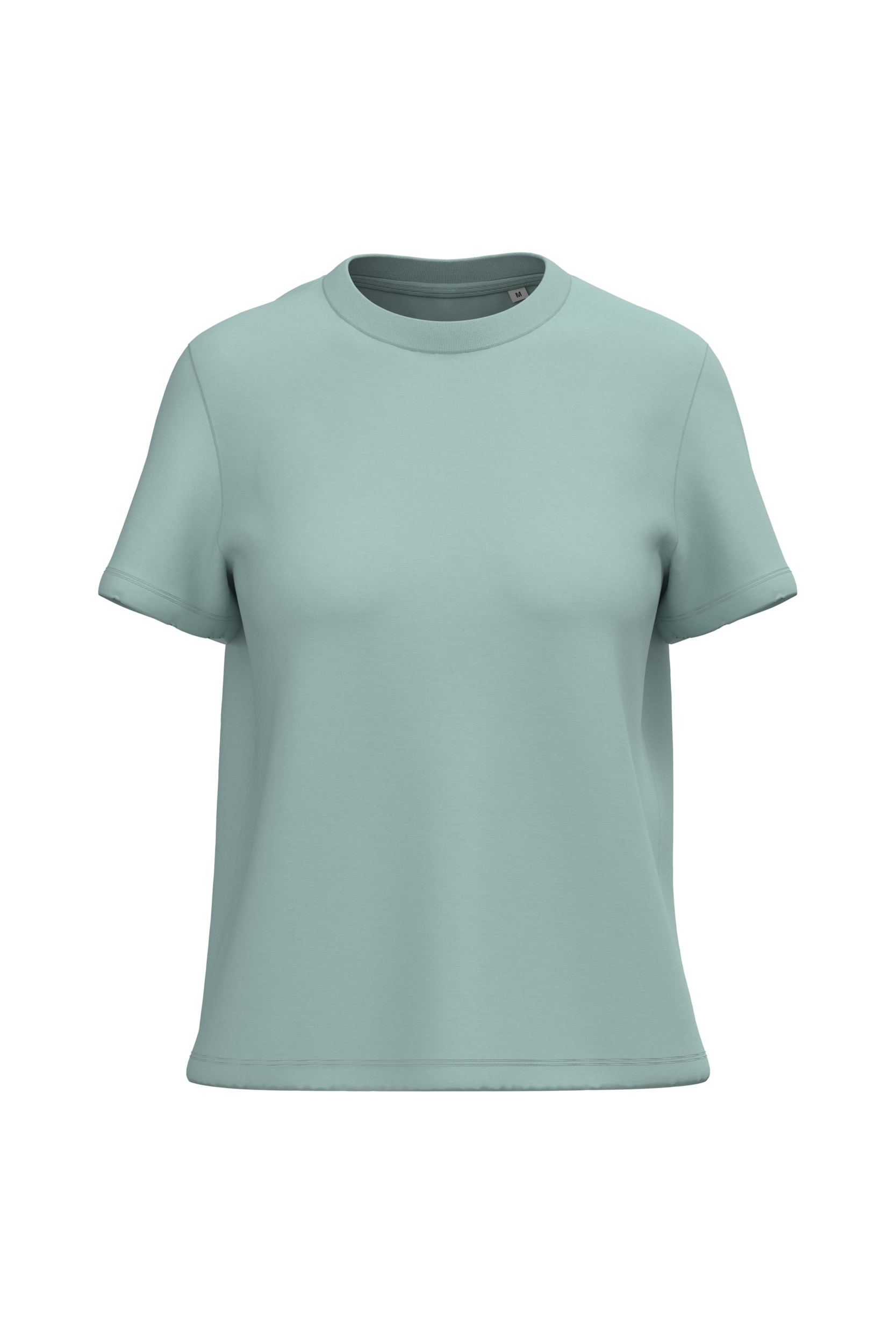 jade green Camiseta sostenible mujer