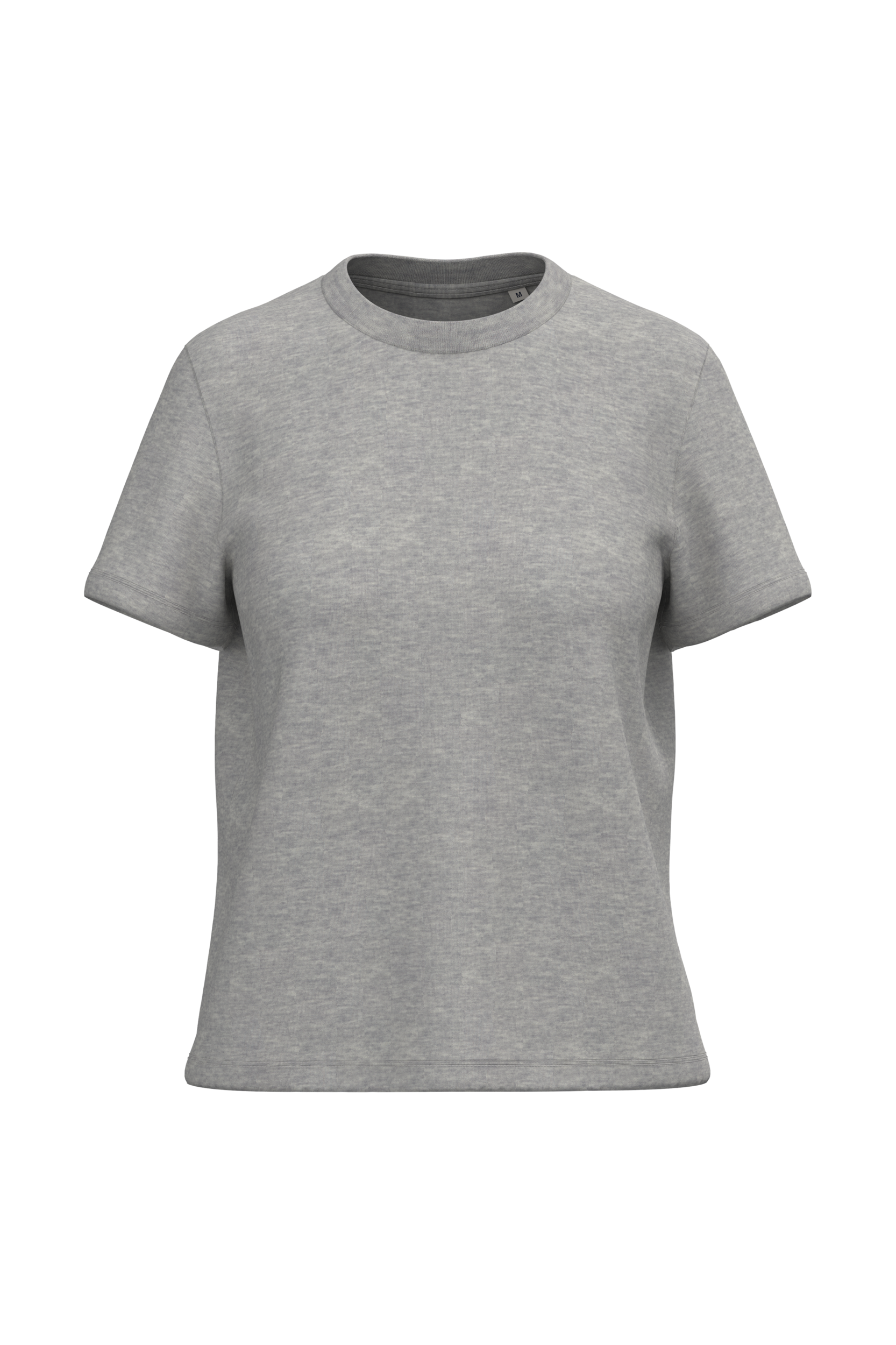 moon grey heather Camiseta sostenible mujer
