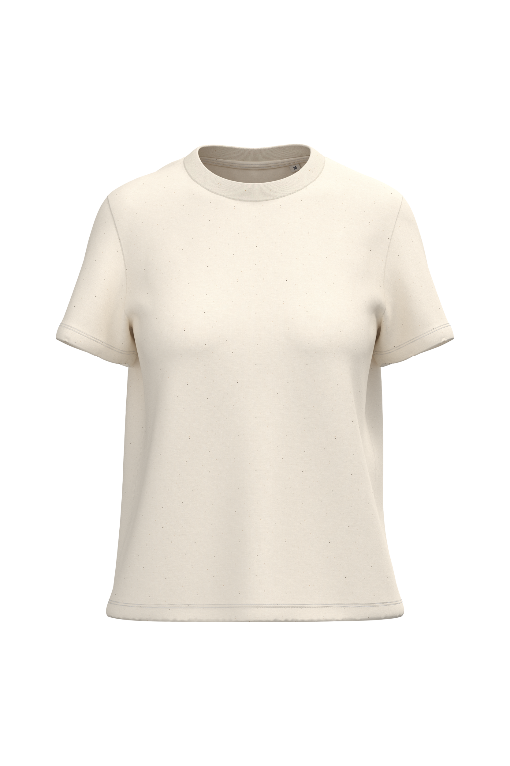 raw natural Camiseta sostenible mujer