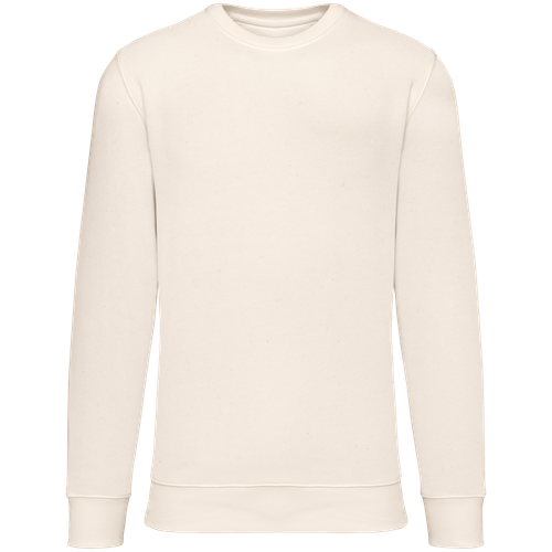 Native Spirit Unisex round neck sweatshirt in beige & natural, style NS400