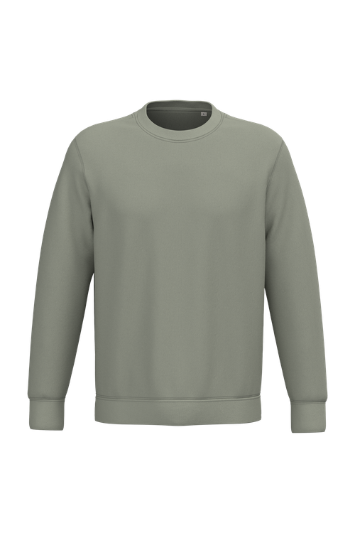 Native Spirit Unisex round neck sweatshirt in green, style NS400