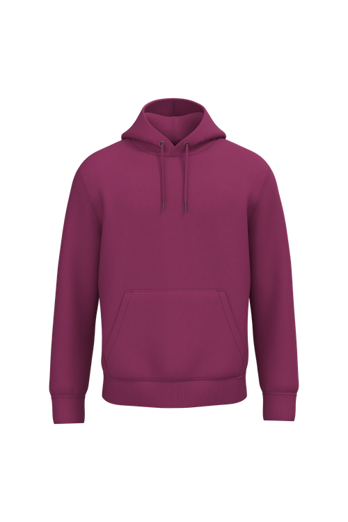 Native Spirit Unisex hooded sweatshirt in purple, style NS401
