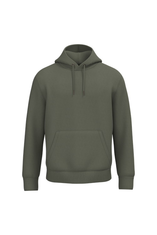 Native Spirit Unisex hooded sweatshirt in khaki & olive, style NS401