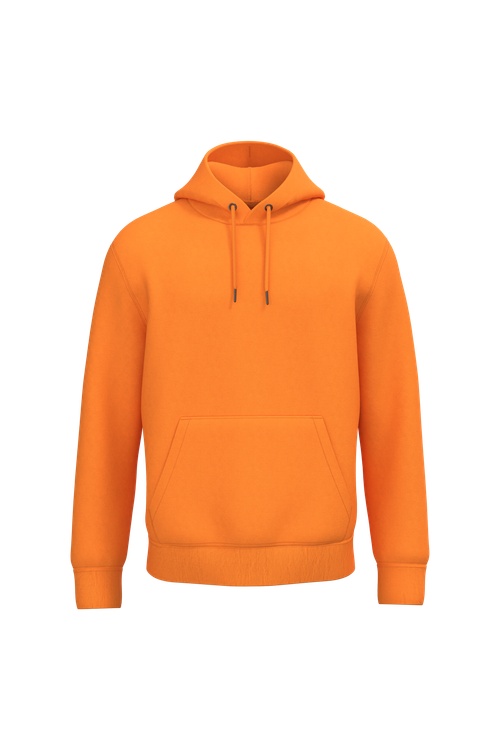 Native Spirit Unisex hooded sweatshirt in orange, style NS401