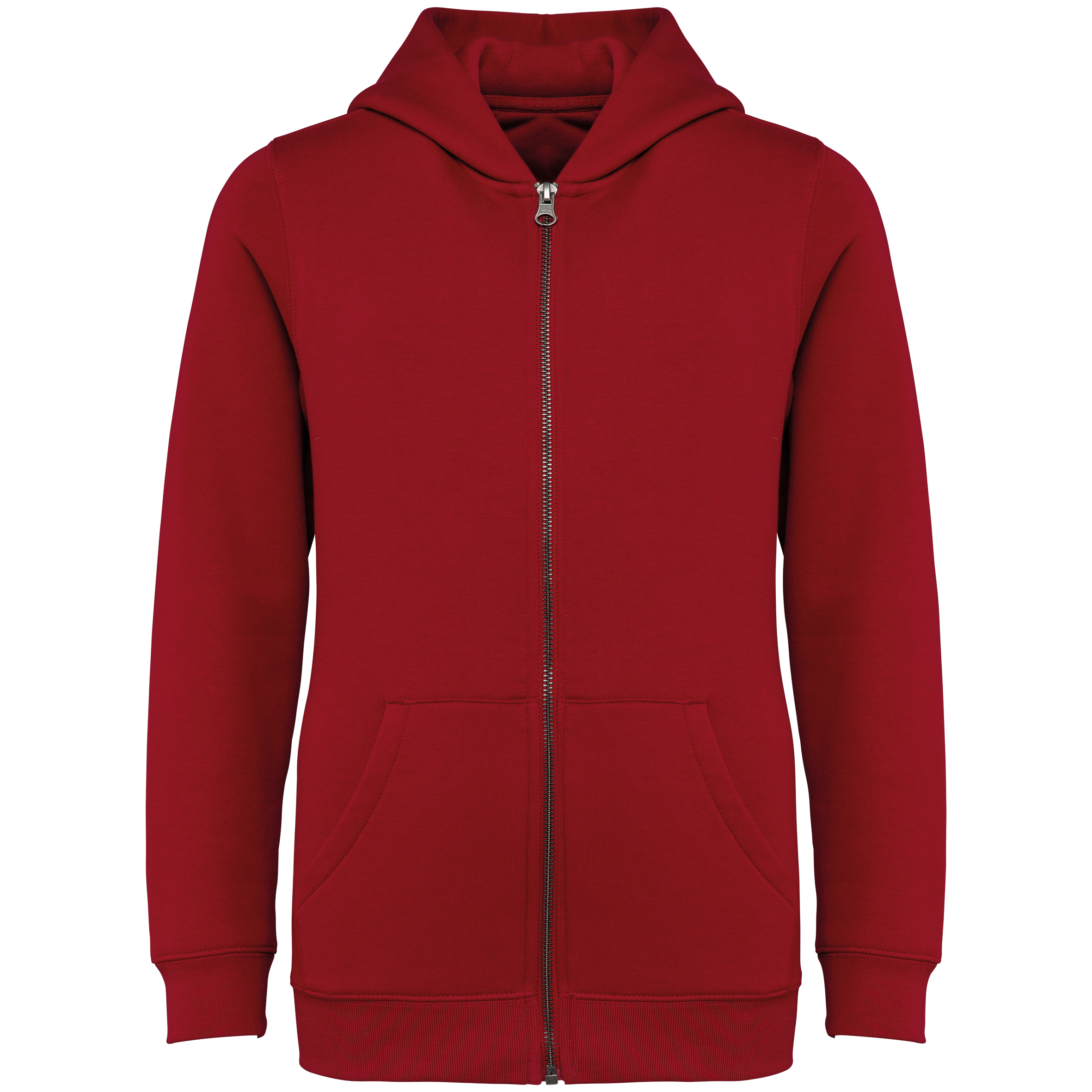 Sweat-shirt écoresponsable zippé à capuche enfant - Image 10