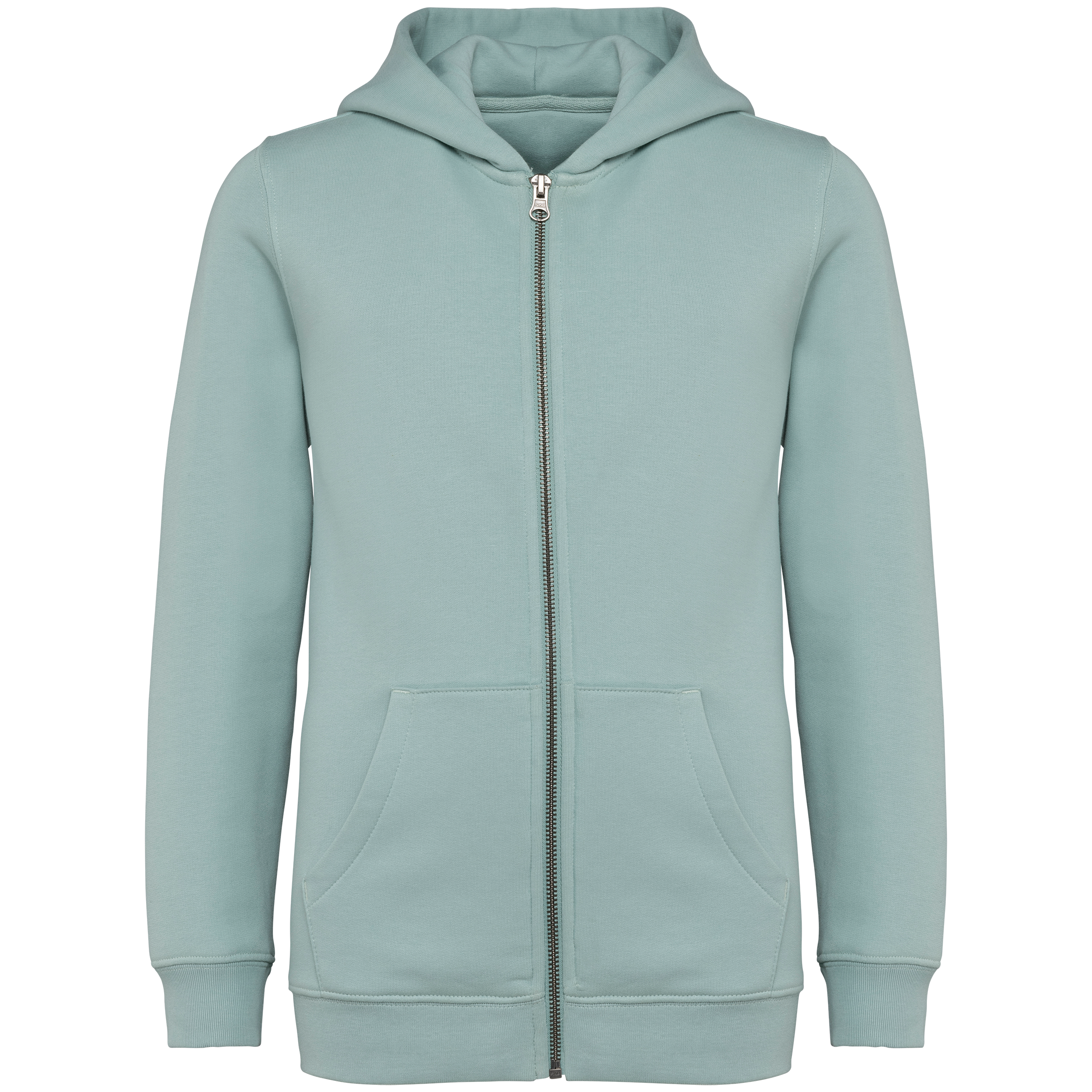 Sweat-shirt écoresponsable zippé à capuche enfant - Image 16