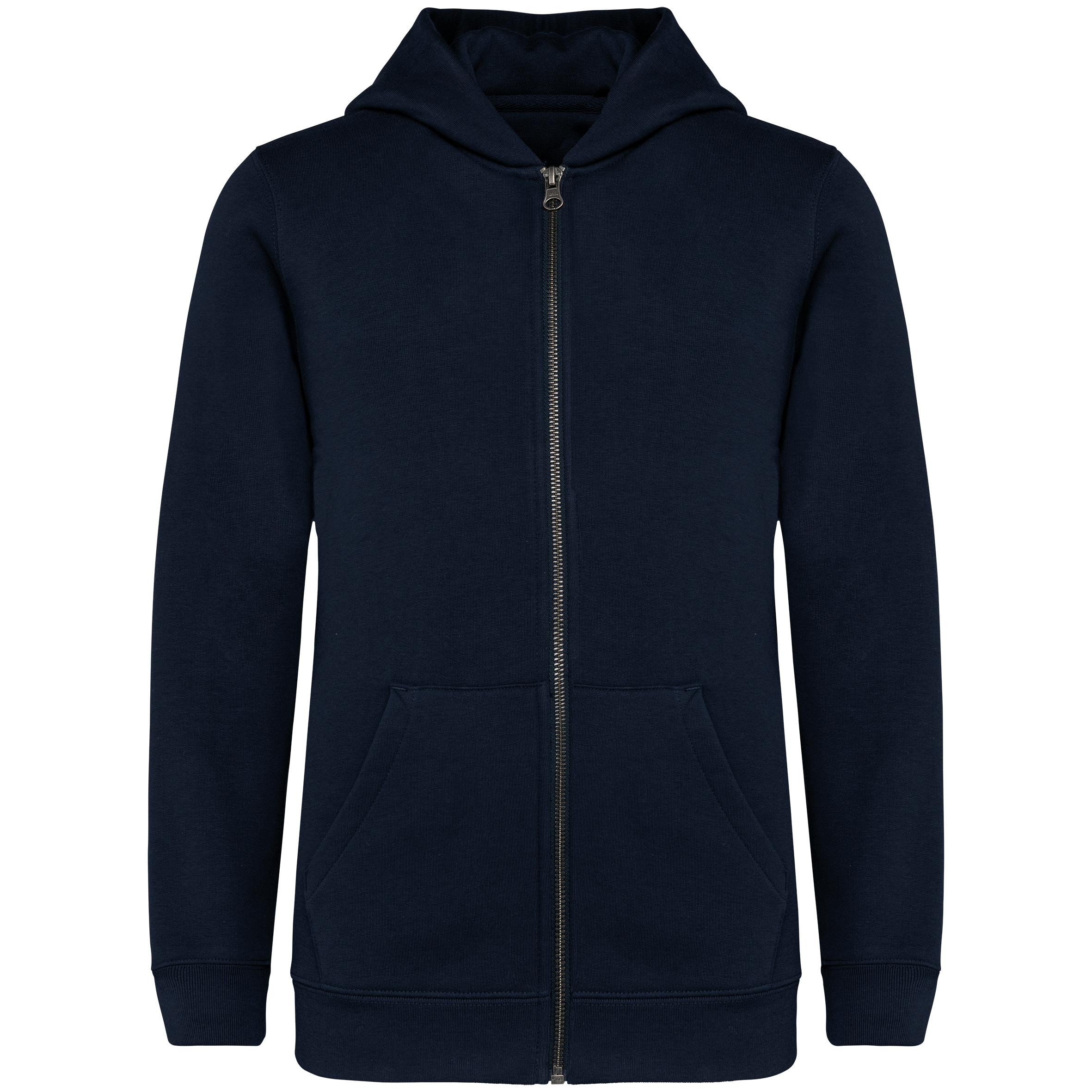 Sweat-shirt écoresponsable zippé à capuche enfant - Image 22