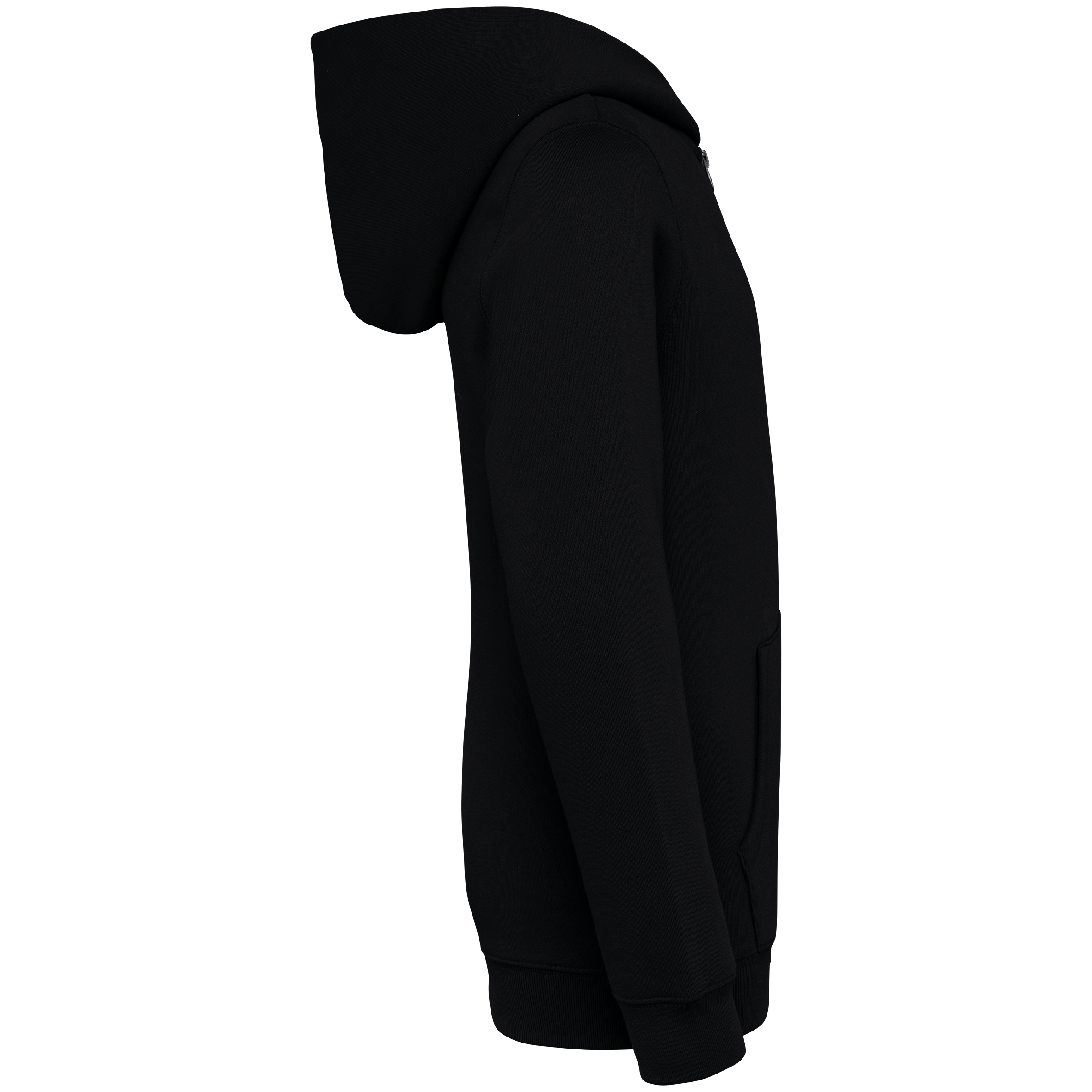 Sweat-shirt écoresponsable zippé à capuche enfant - Image 8