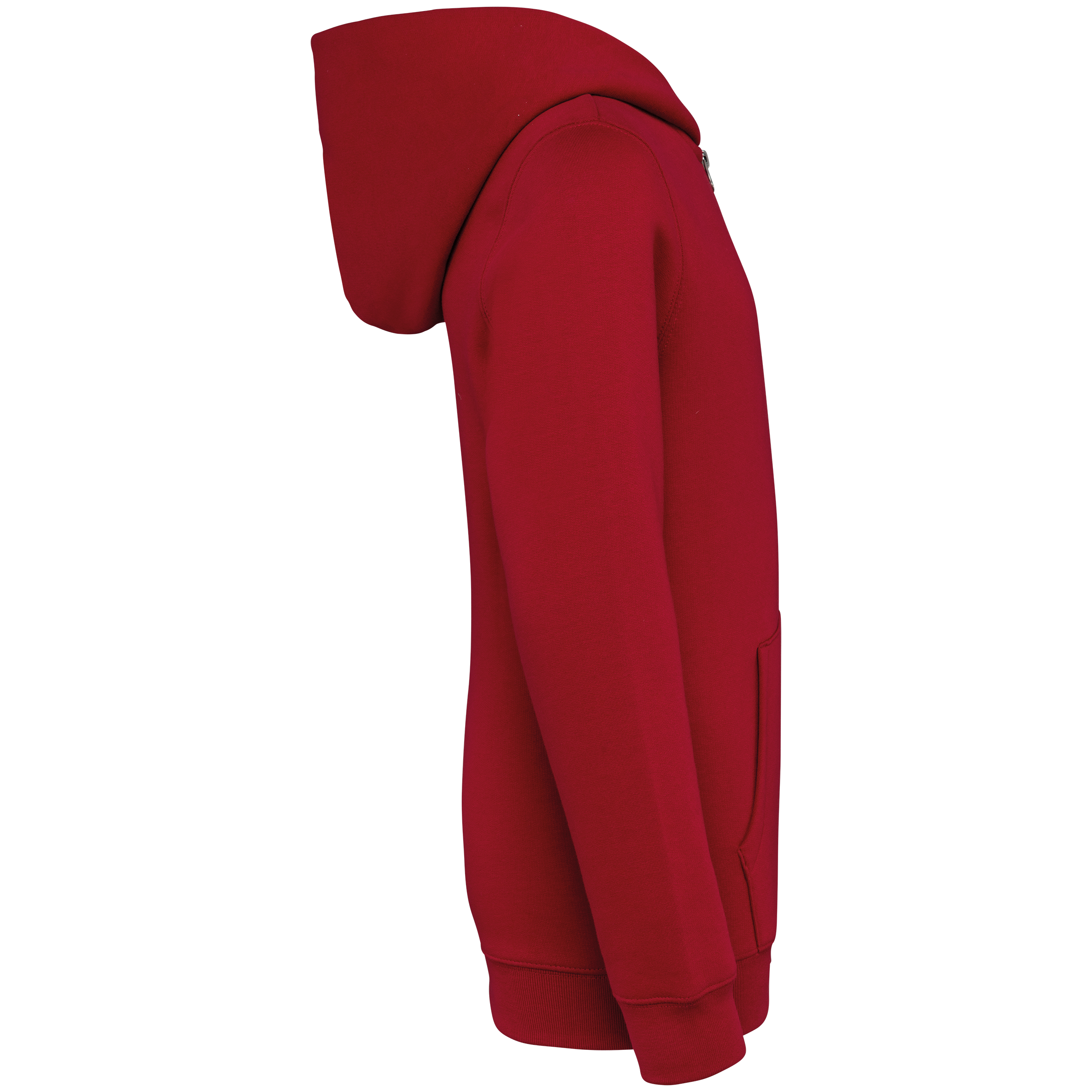 Sweat-shirt écoresponsable zippé à capuche enfant - Image 11