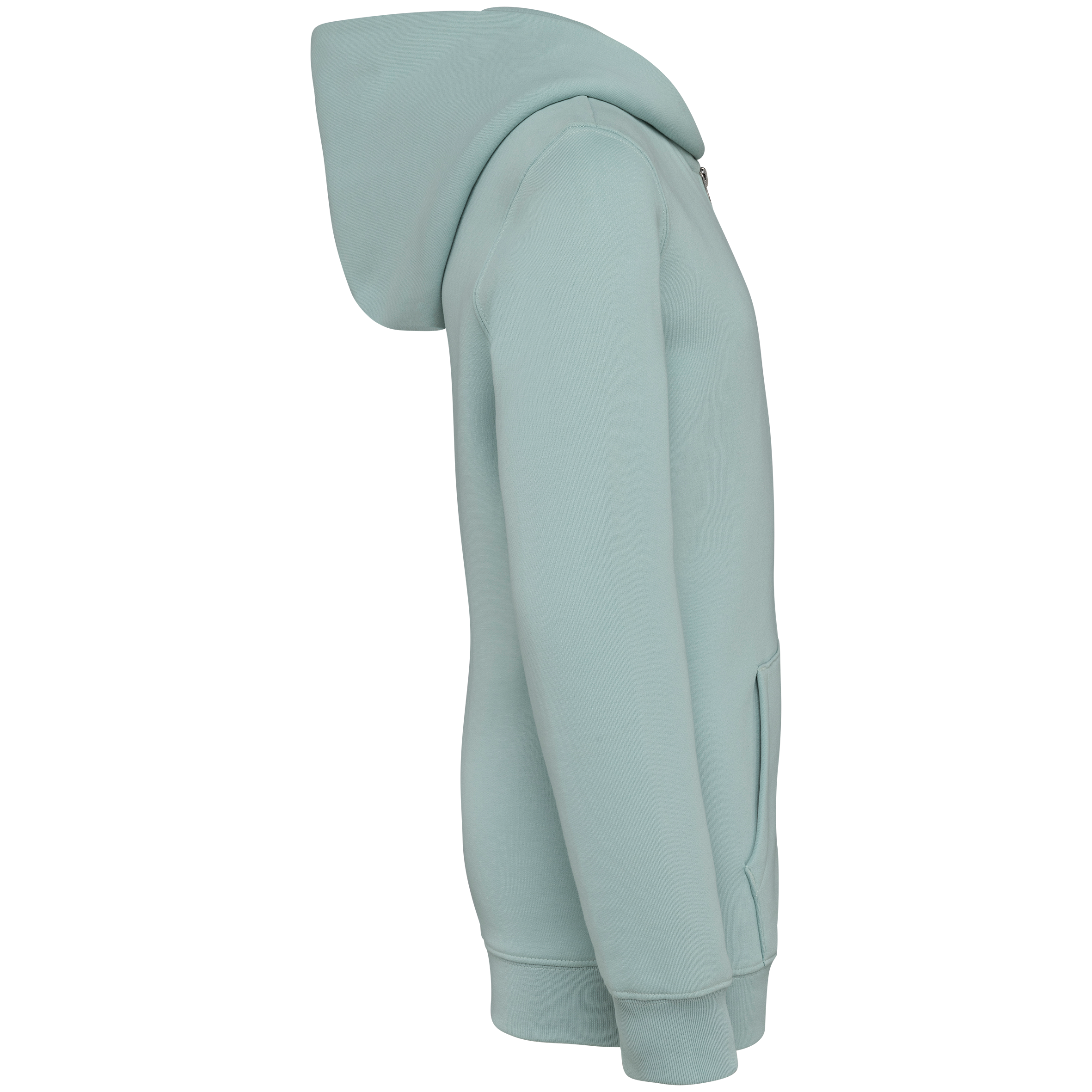 Sweat-shirt écoresponsable zippé à capuche enfant - Image 17