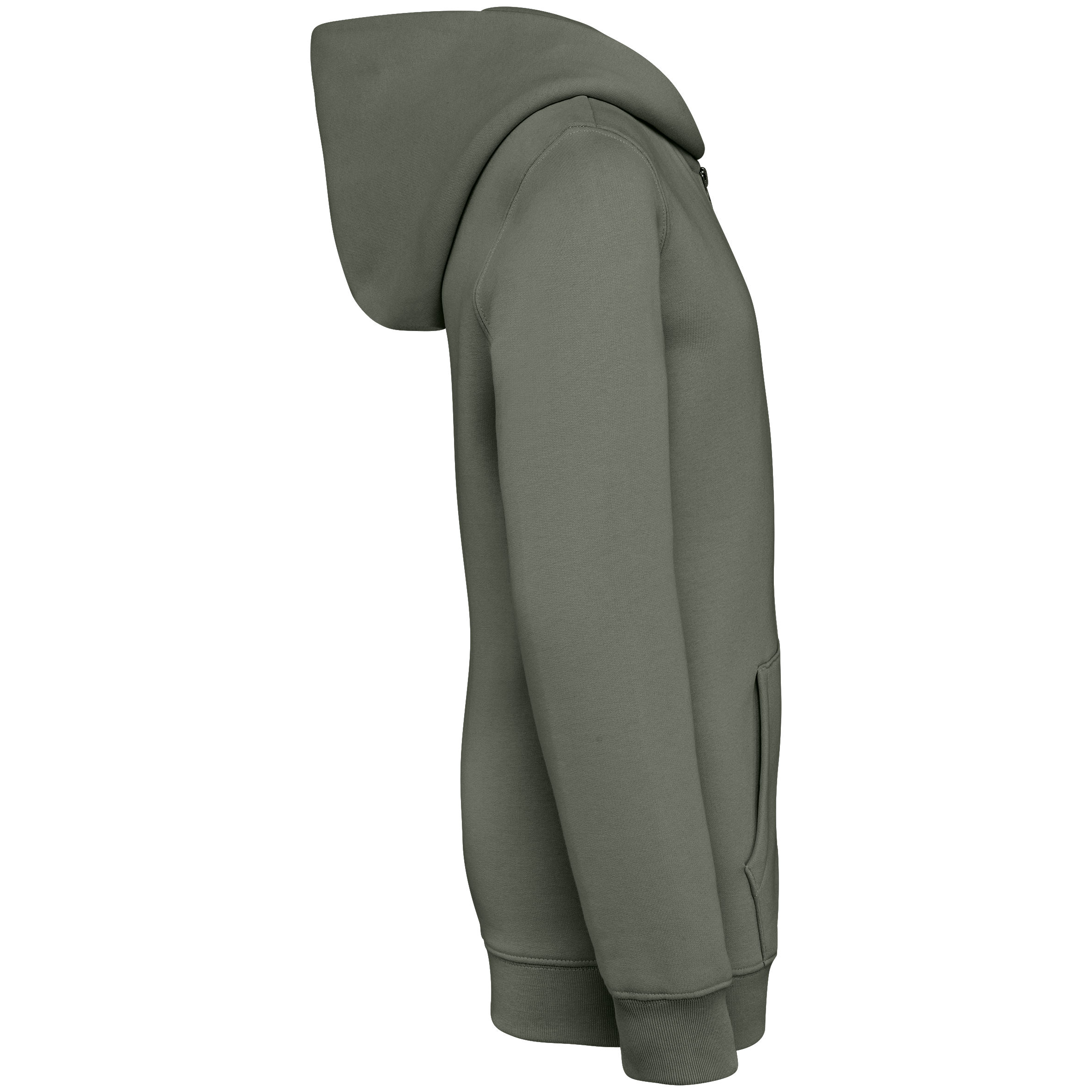 Sweat-shirt écoresponsable zippé à capuche enfant - Image 26