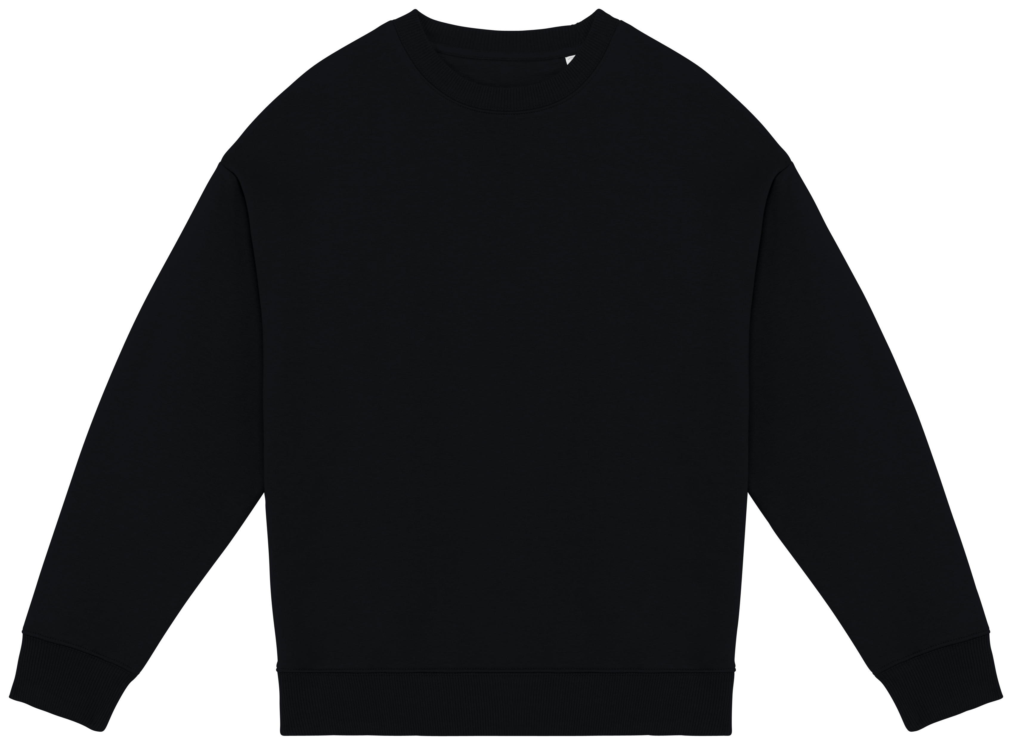 Felpa girocollo unisex oversize ecosostenibile