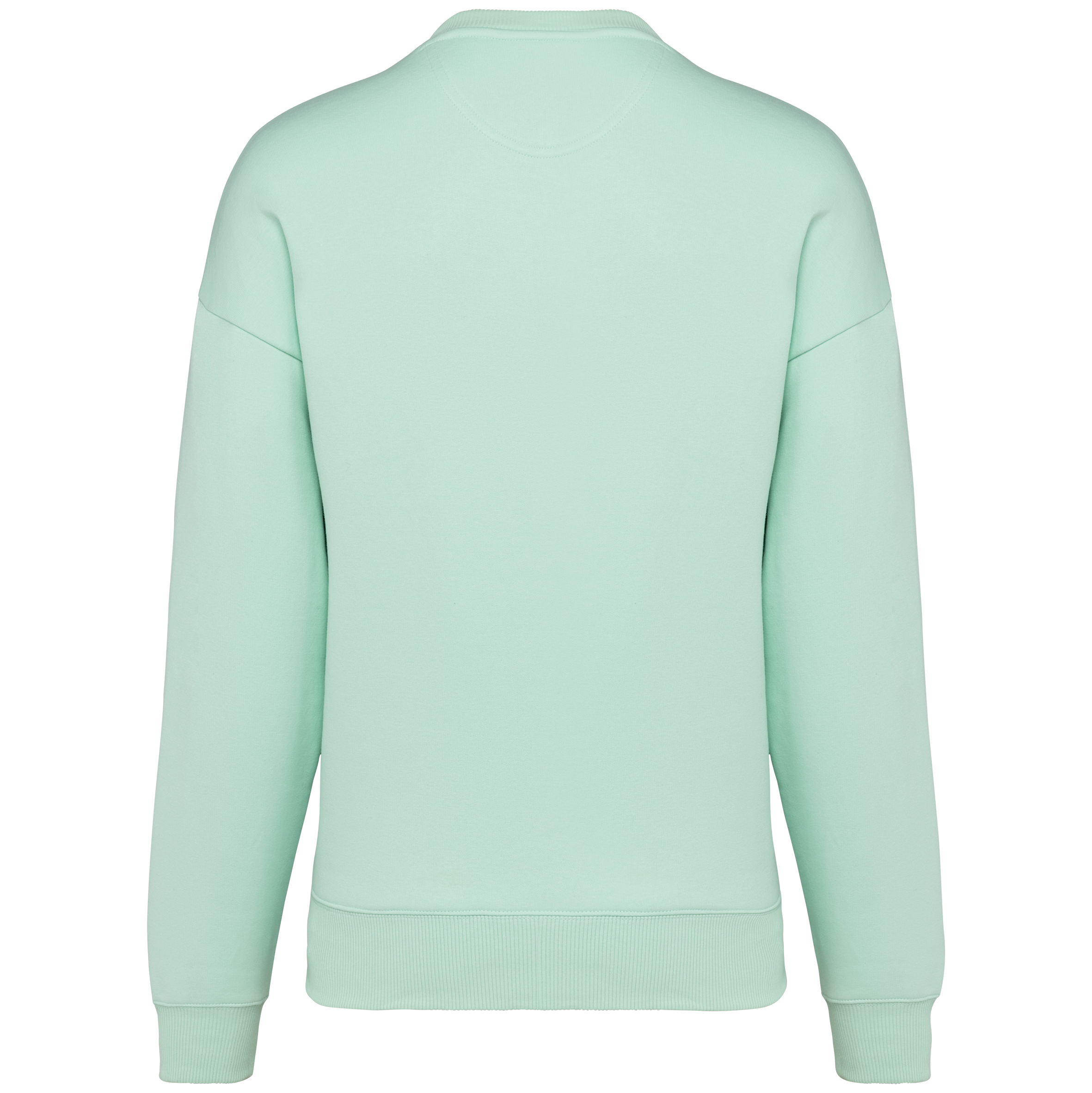 Sweat-shirt écoresponsable à col rond oversize unisexe - Image 21