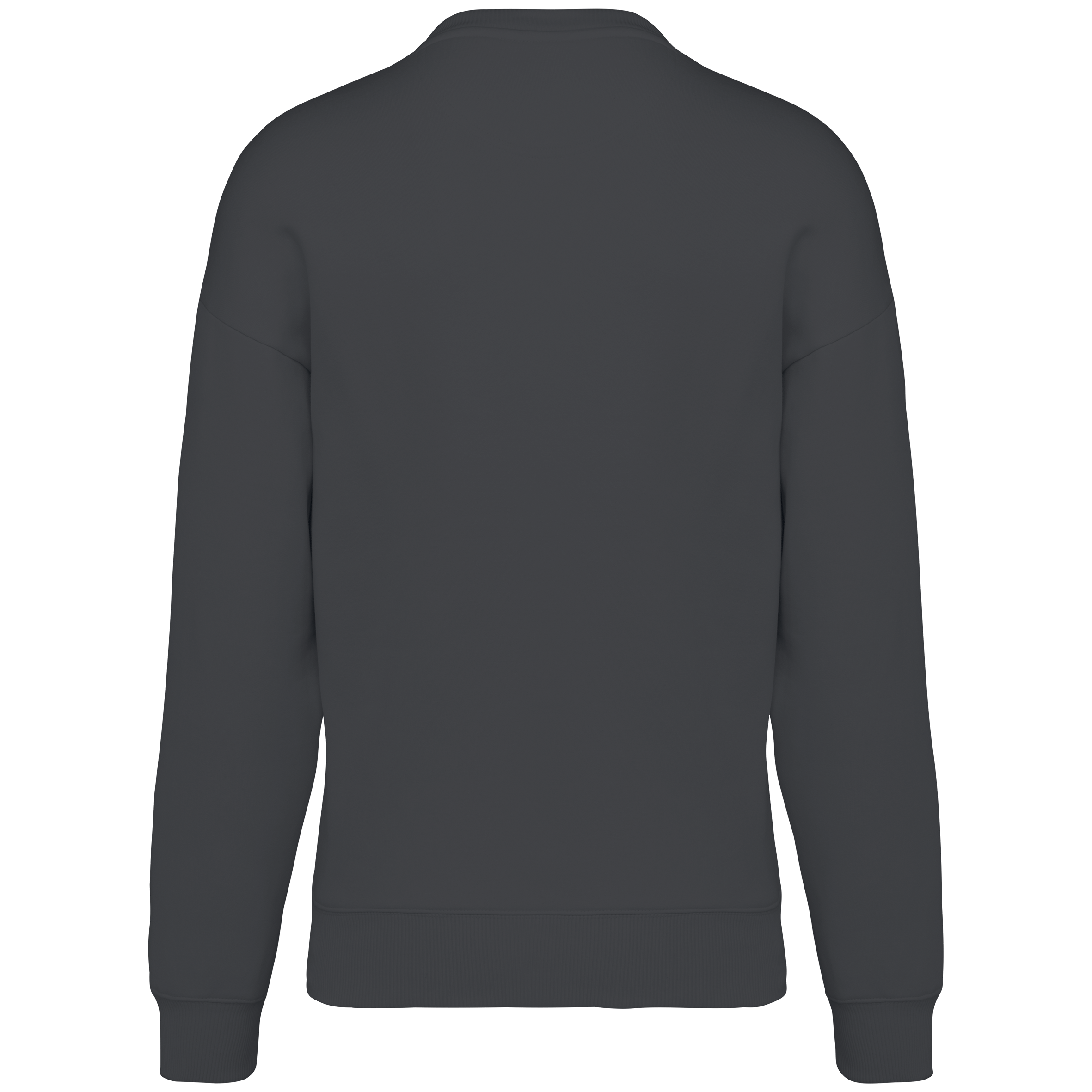 Sweat-shirt écoresponsable à col rond oversize unisexe - Image 30