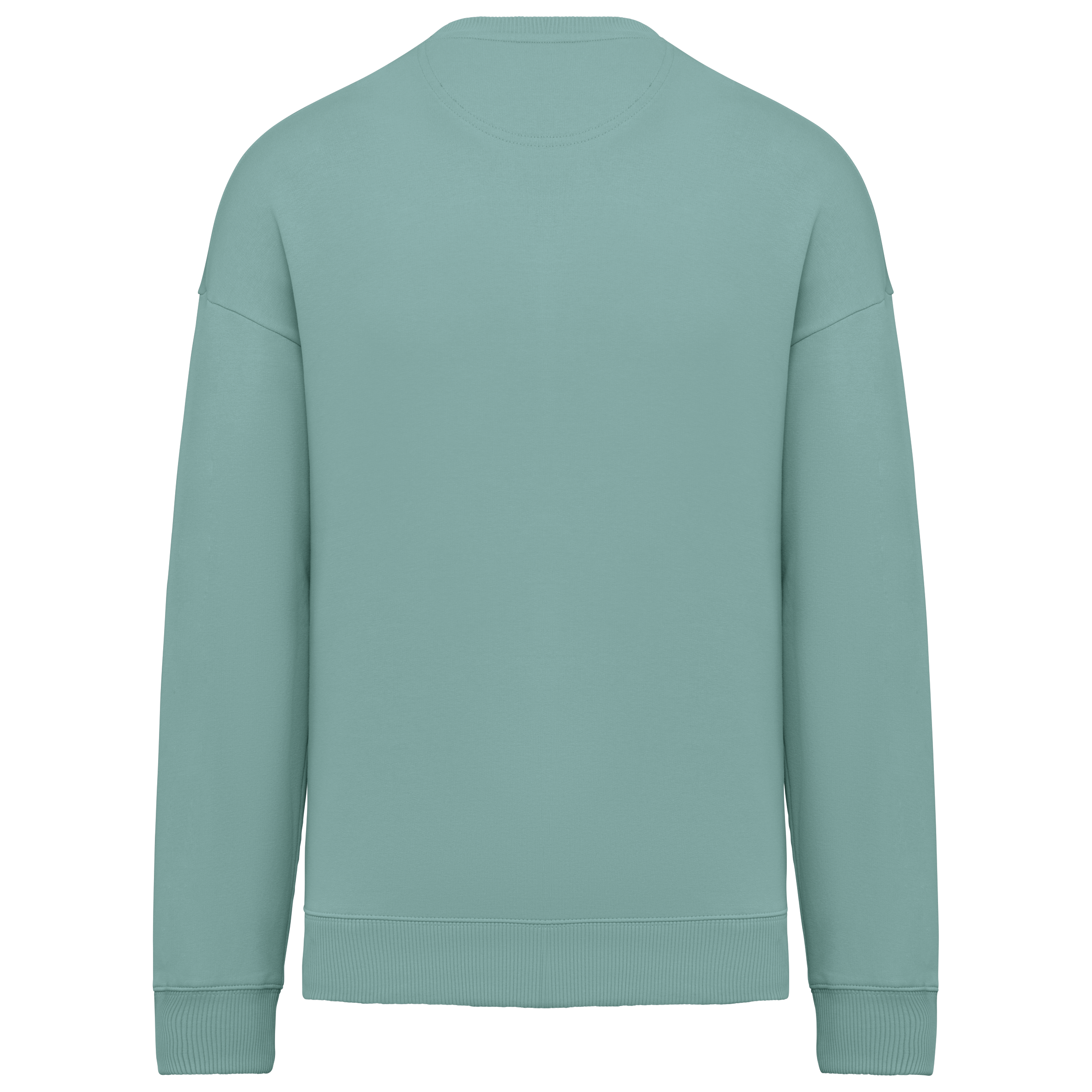 Sweat-shirt écoresponsable à col rond oversize unisexe - Image 36