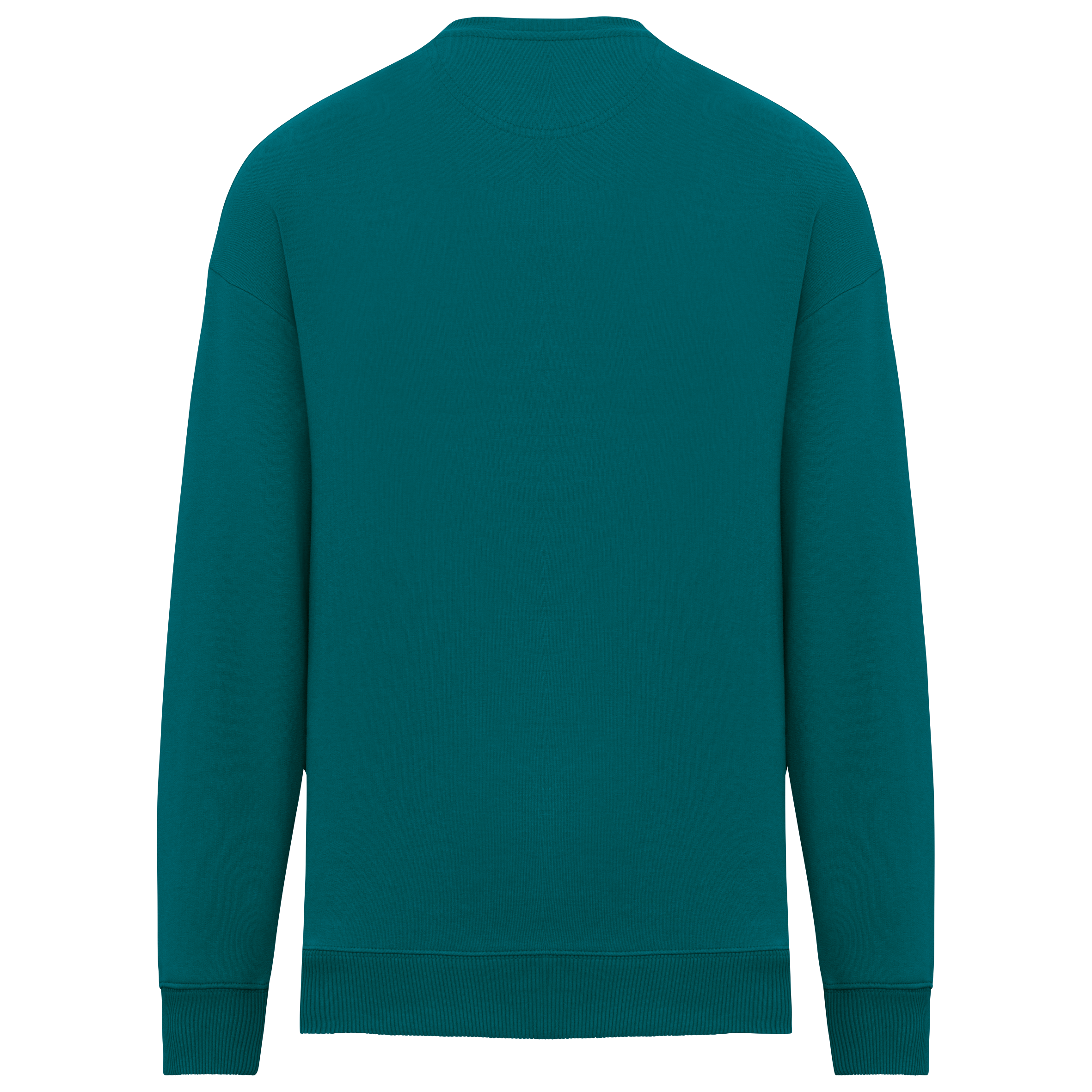 Sweat-shirt écoresponsable à col rond oversize unisexe - Image 45