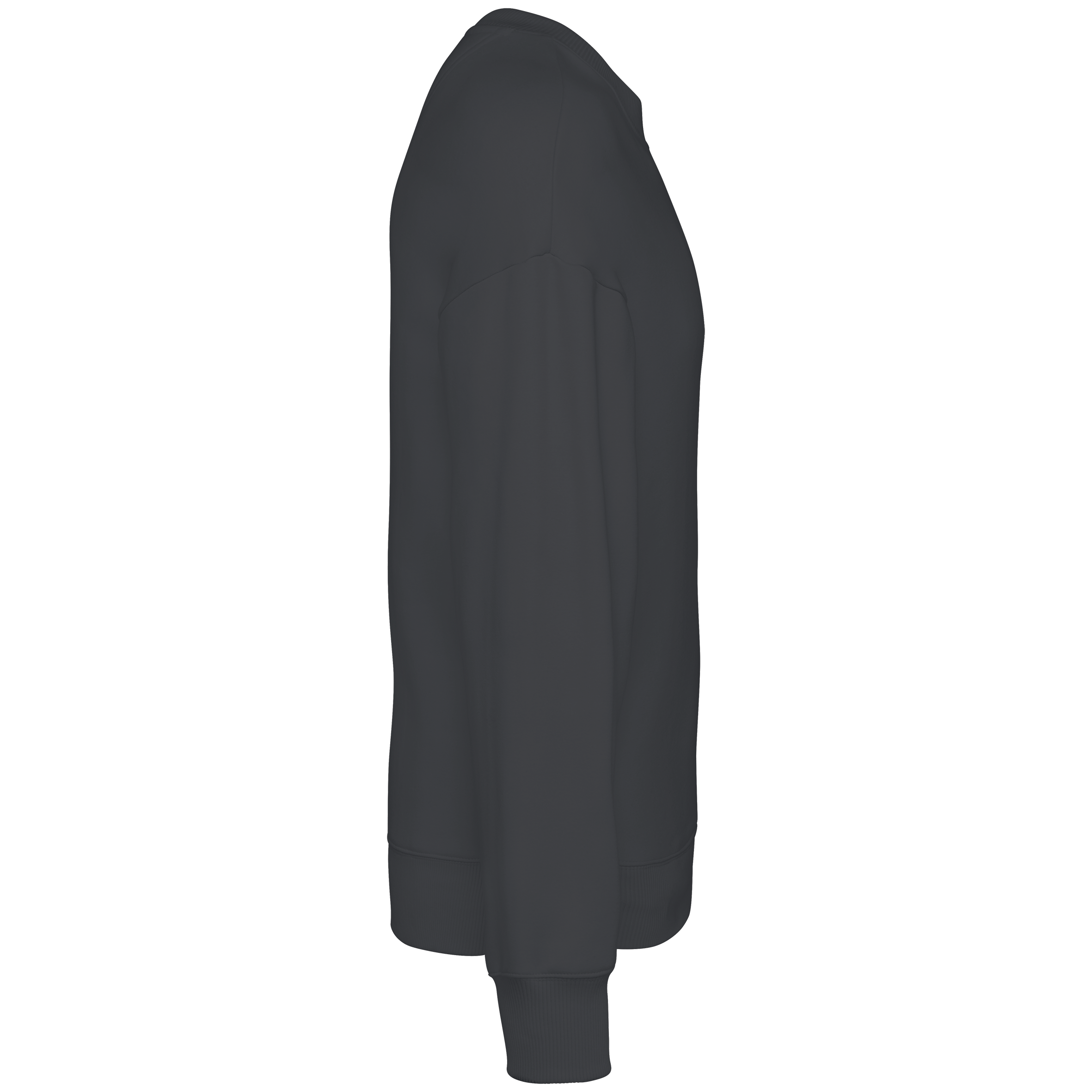 Sweat-shirt écoresponsable à col rond oversize unisexe - Image 32