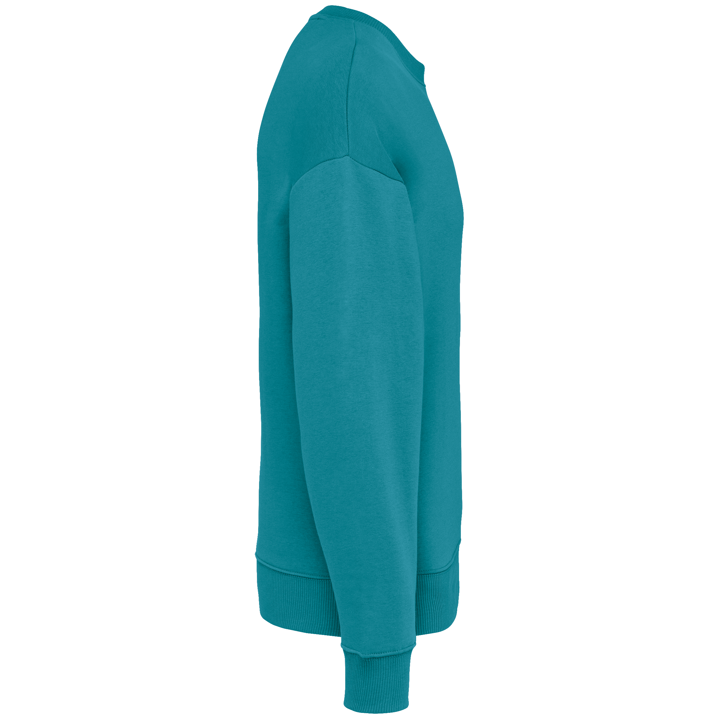 Sweat-shirt écoresponsable à col rond oversize unisexe - Image 14