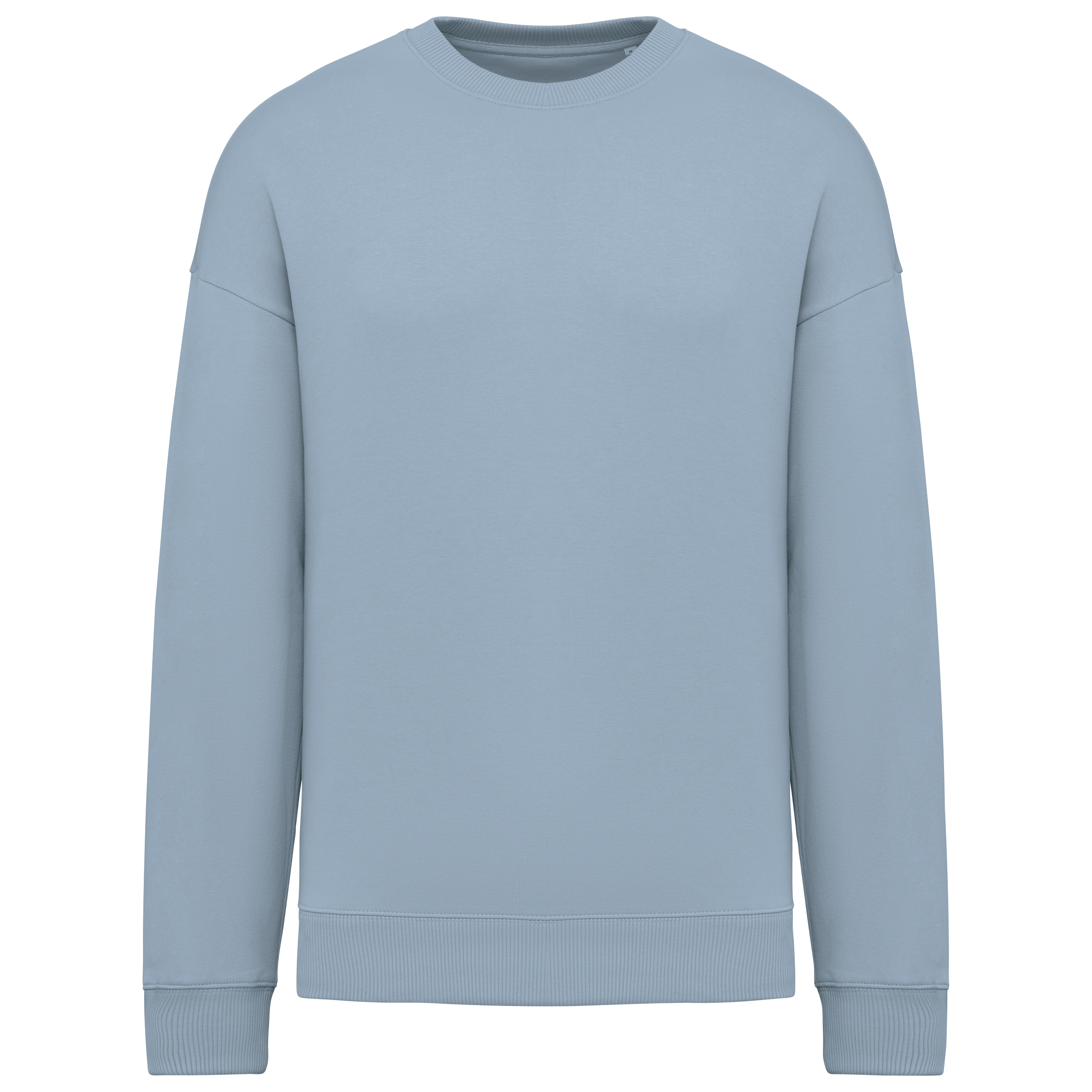 Sweat-shirt écoresponsable à col rond oversize unisexe - Image 16