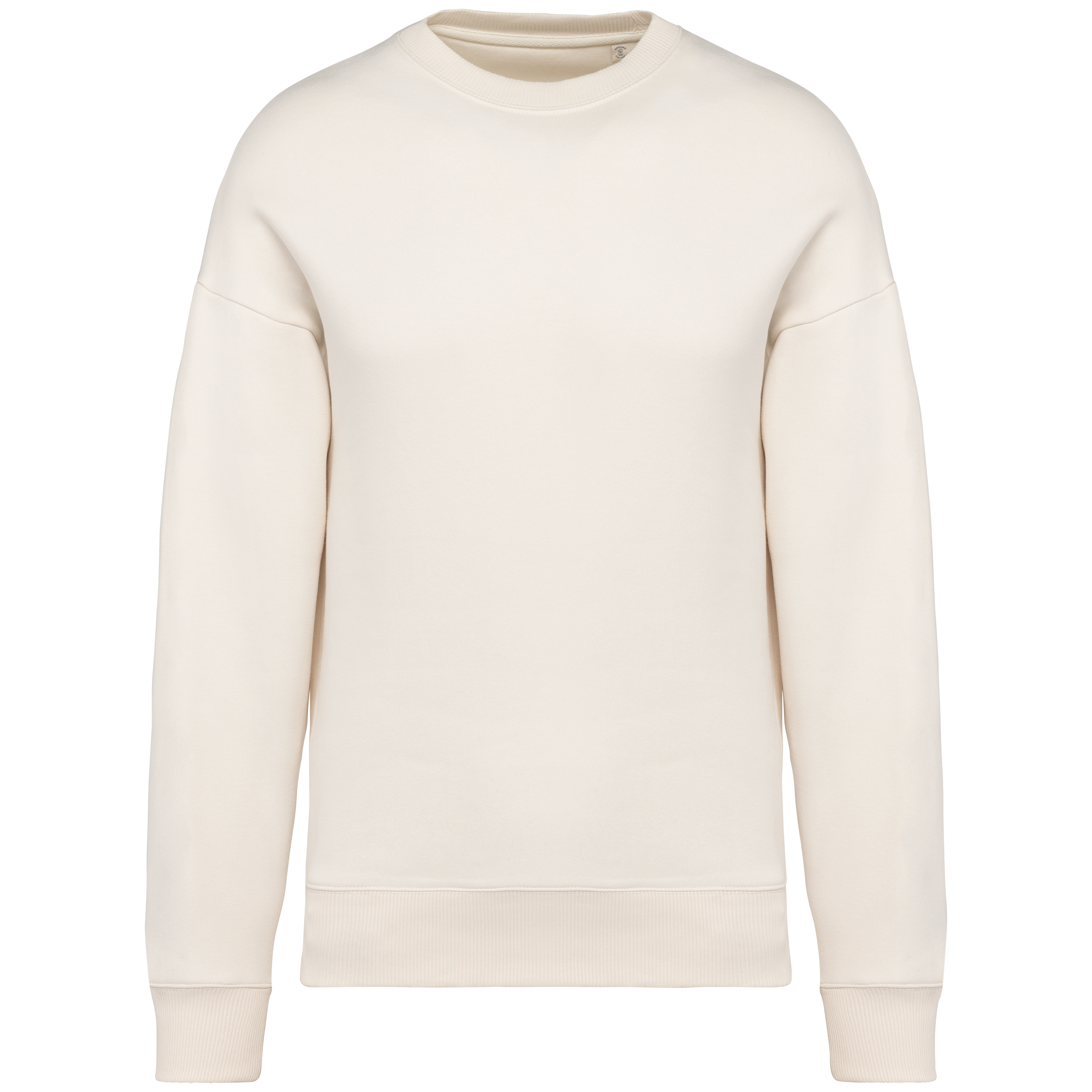 Sweat-shirt écoresponsable à col rond oversize unisexe - Image 34