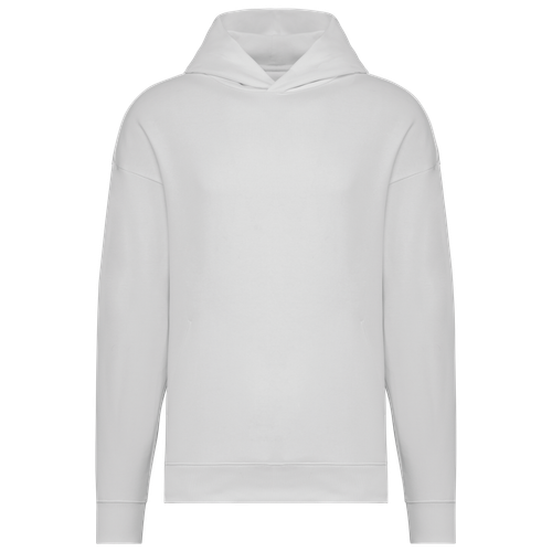 Native Spirit Unisex oversize hooded sweatshirt in white, style NS408