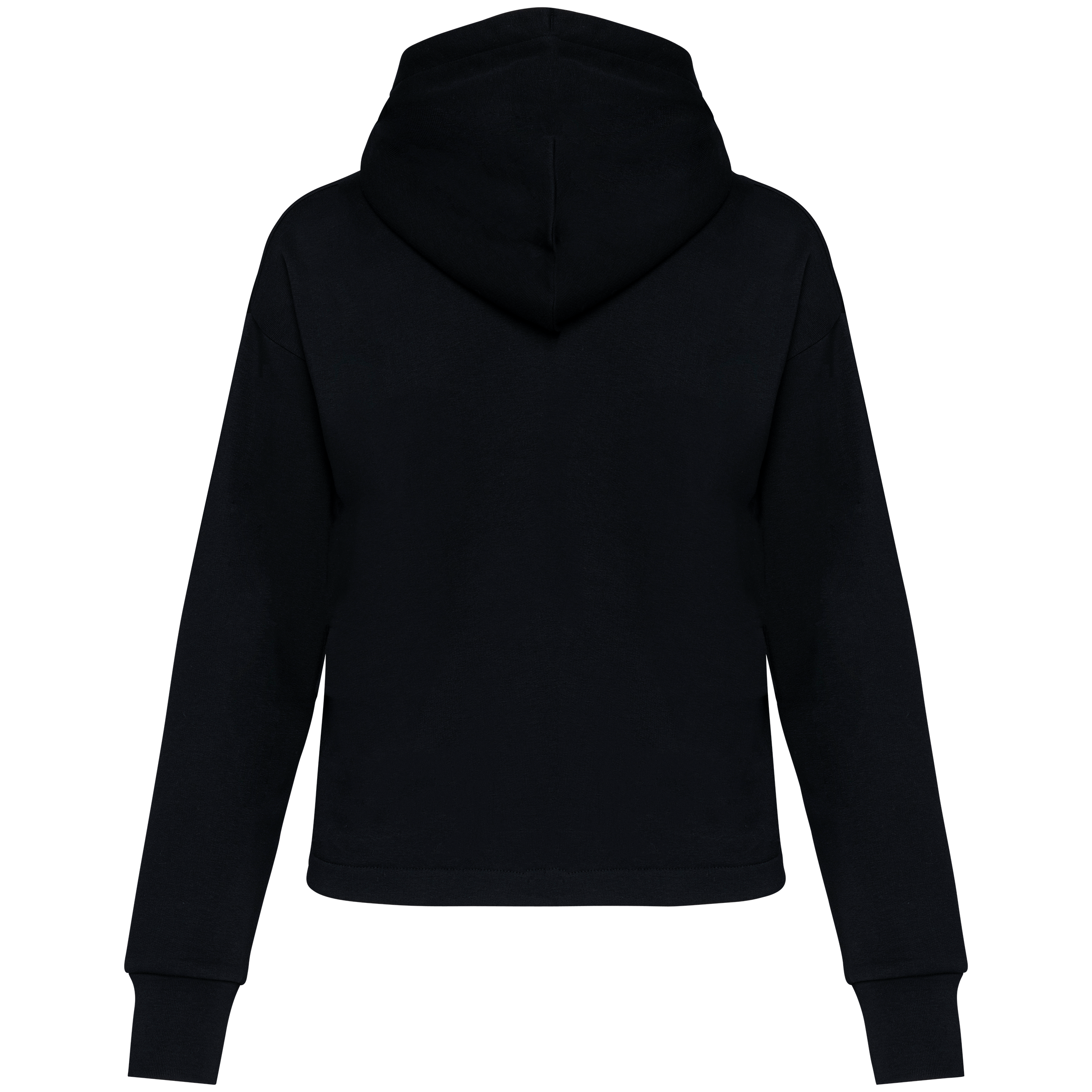 Sweat-shirt écoresponsable zippé à capuche French Terry femme - Image 8