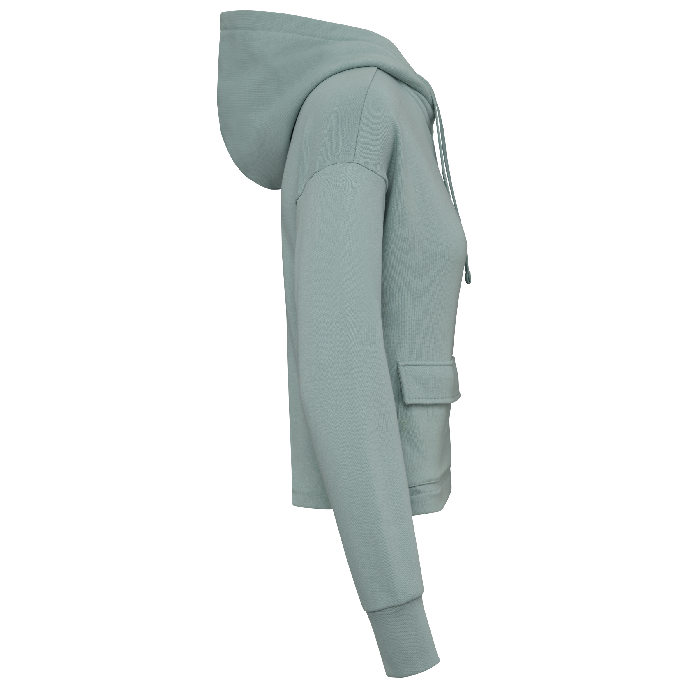 Sweat-shirt écoresponsable zippé à capuche French Terry femme - Image 16