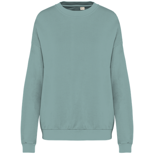 Native Spirit Unisex oversize French Terry sweatshirt in green, style NS415