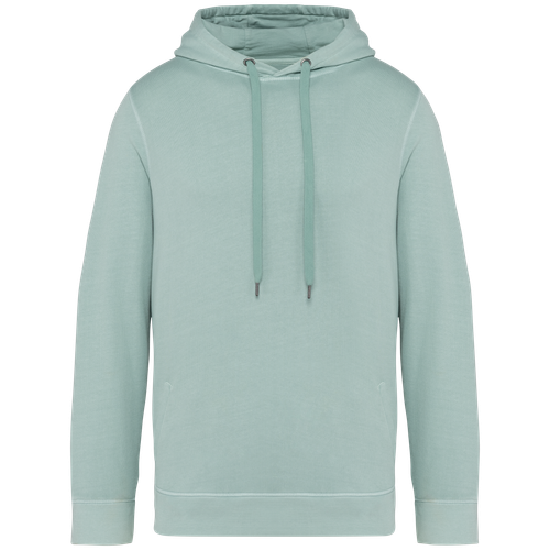Native Spirit Unisex French Terry hooded sweatshirt in green, style NS416