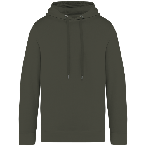 Native Spirit Unisex French Terry hooded sweatshirt in khaki & olive, style NS416