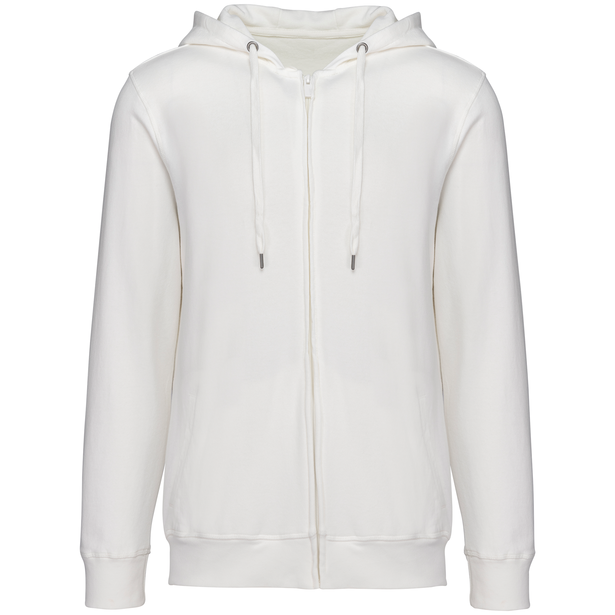 Sweat-shirt écoresponsable zippé à capuche French Terry unisexe - Image 12